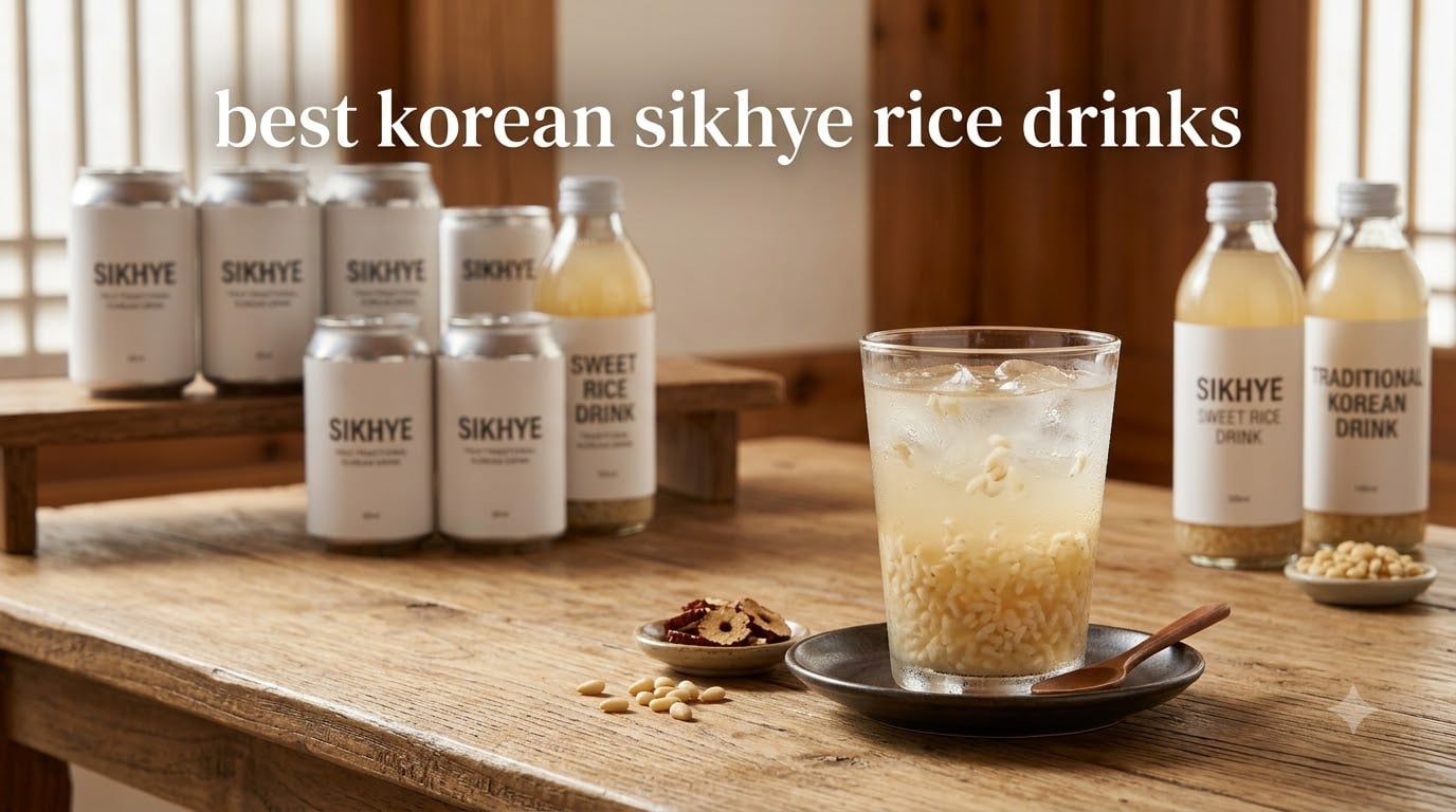 best korean sikhye rice drinks