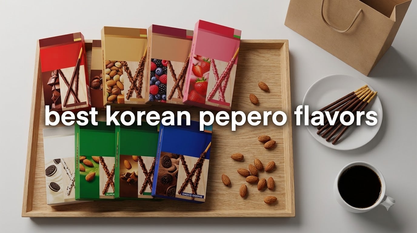 best korean pepero flavors