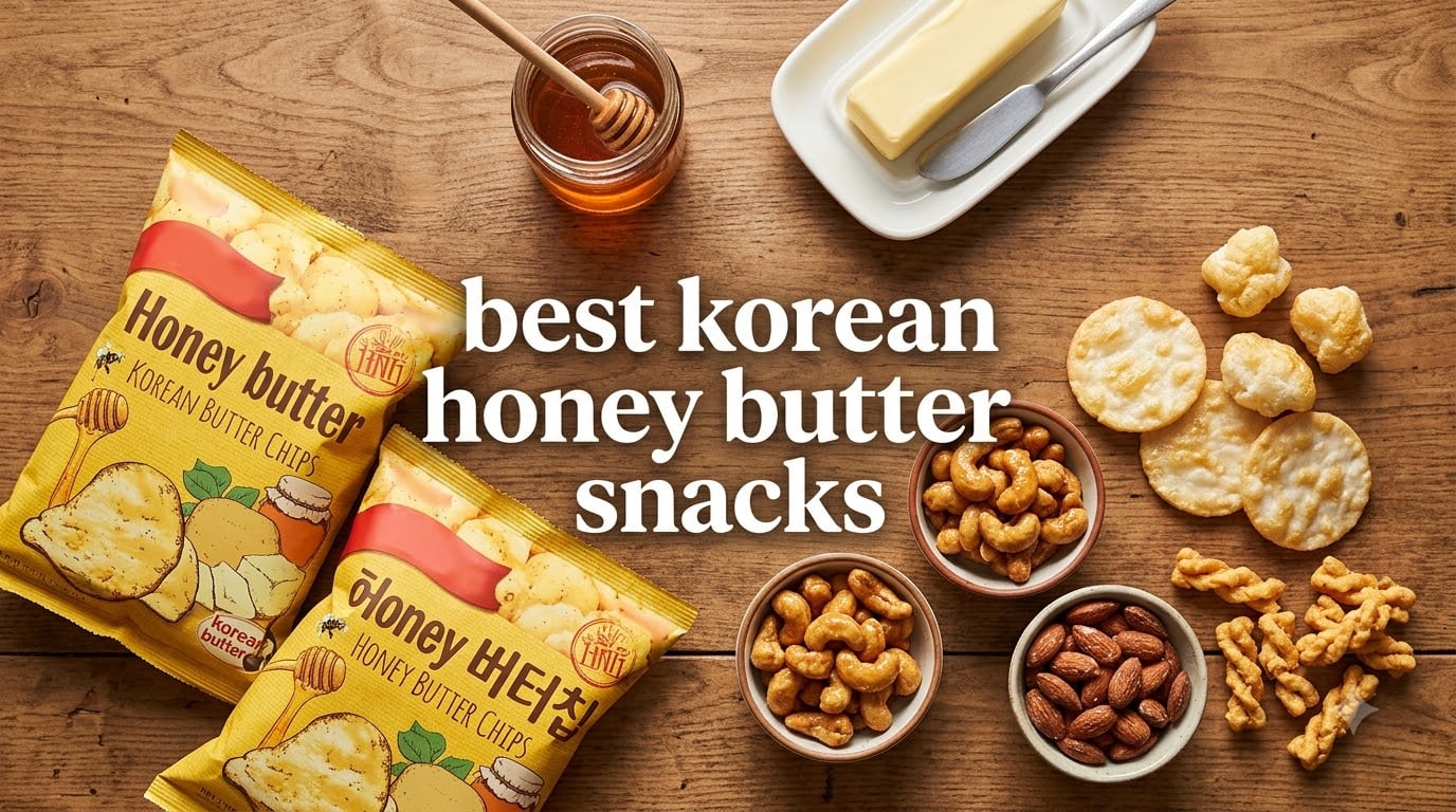 best korean honey butter snacks