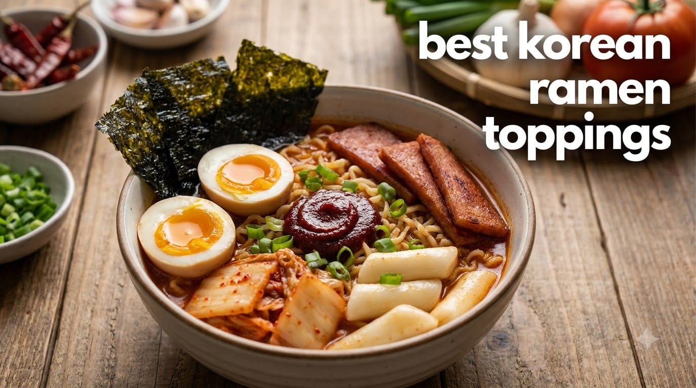 best korean ramen toppings