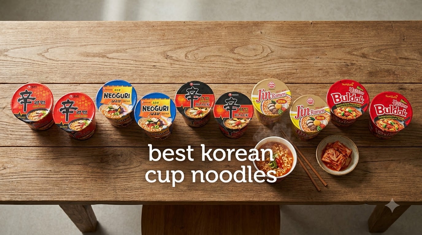 best korean cup noodles