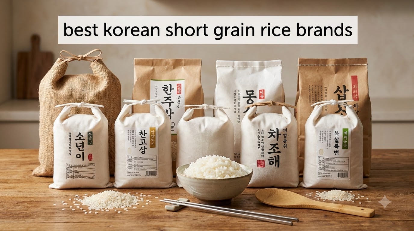 best korean short grain rice brands