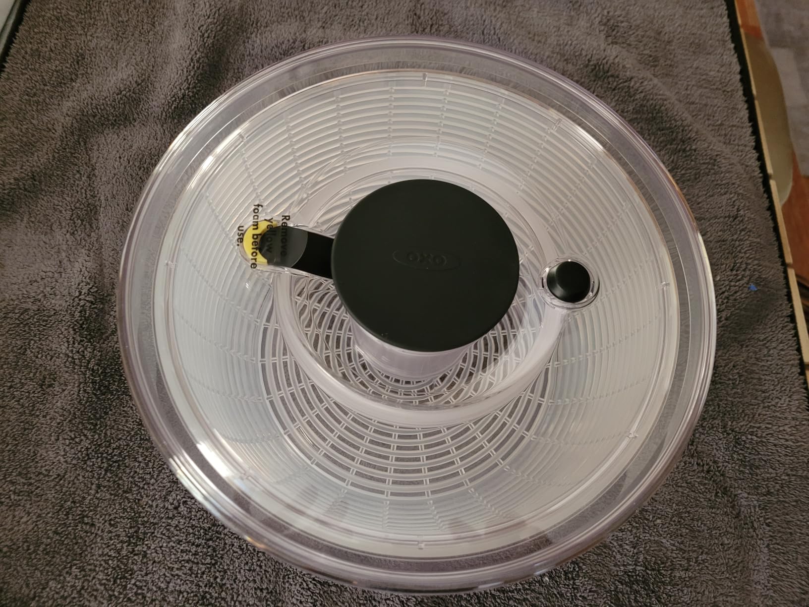 OXO Good Grips 6.22 Qt Salad Spinner, Vegetable Washer with Bowl & Strainer customer photo 1