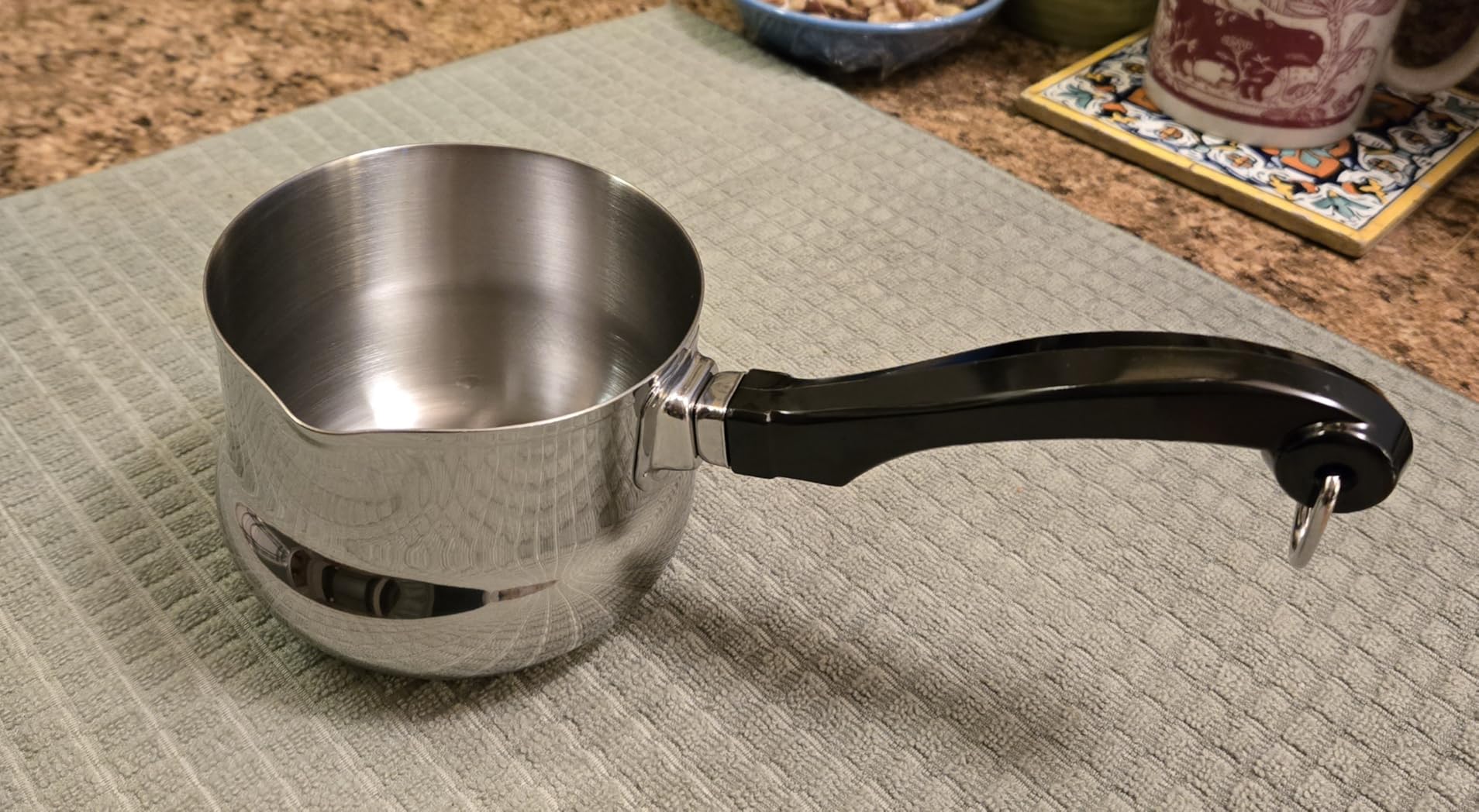 Farberware Classic Series Double Boiler and Saucepan with Lid, 2 Qt customer photo 2