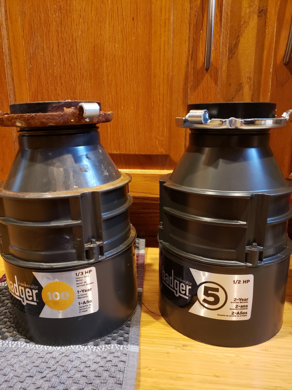 InSinkErator Badger 5 Garbage Disposal, Badger Series 1/2 HP Continuous Feed Food Waste Disposer customer photo 2
