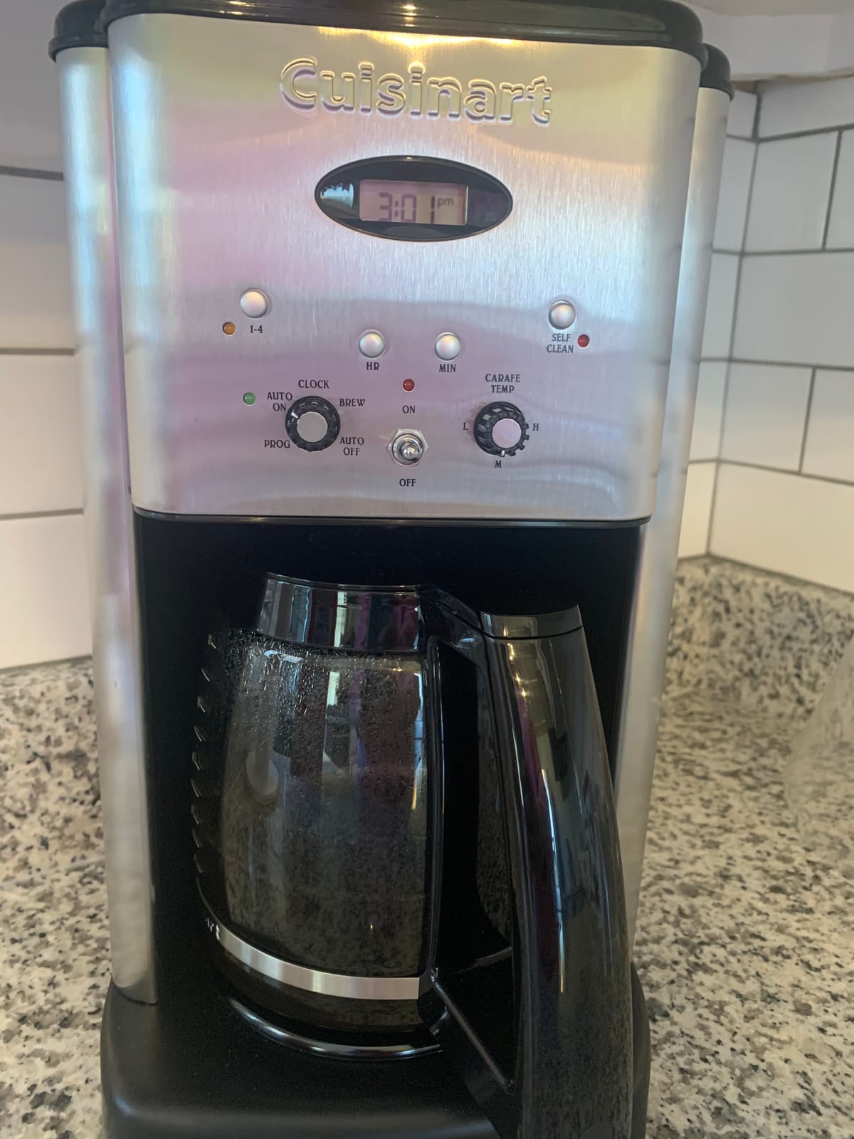 Cuisinart DCC-1200P1 Brew Central 12-Cup Programmable Coffeemaker, Brushed Chrome customer photo 2