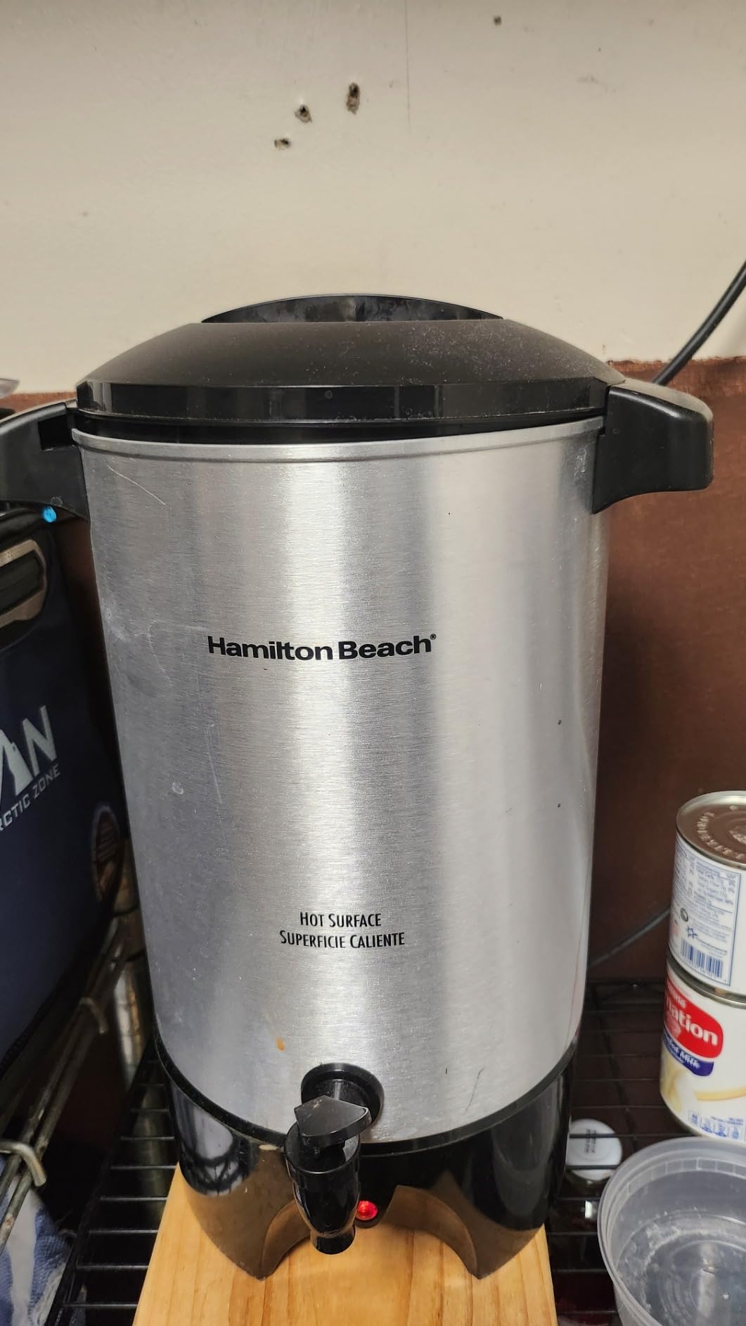 Hamilton Beach 45 Cup Coffee Urn and Hot Beverage Dispenser, Silver customer photo 1