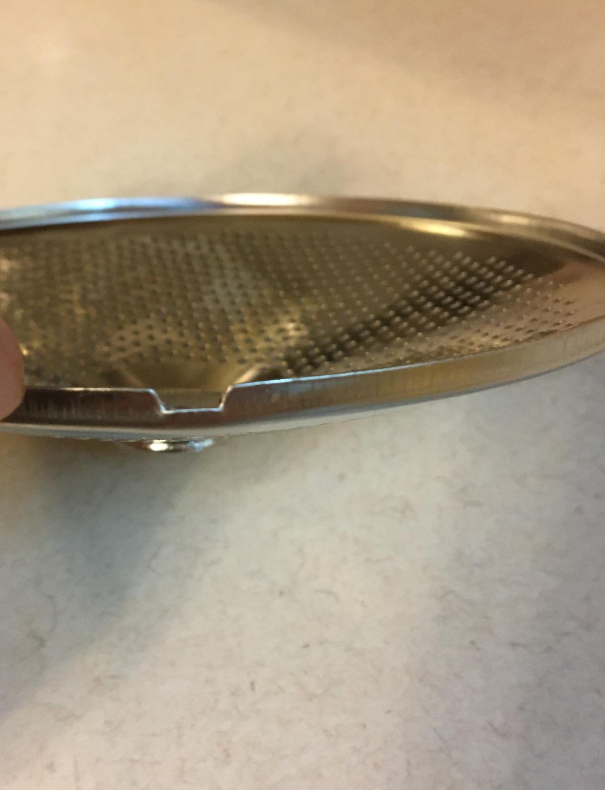 Küchenprofi Stainless Steel Food Mill, Silver, Large, 18/10 Steel, 4 Interchangeable Discs, Strainer for Sauce, 15.5x8.75x4.75 inches, 0.4 kg customer photo 2