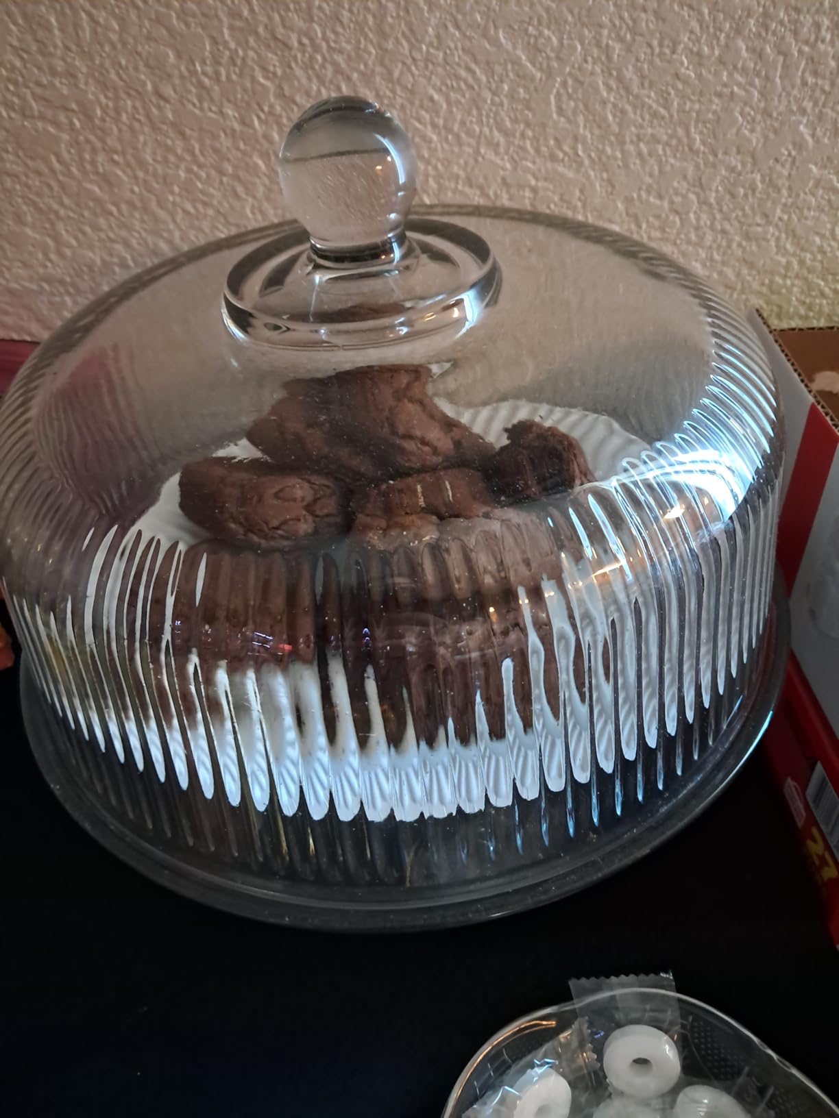 Anchor Hocking Monaco Cake Set, STD, Crystal customer photo 2