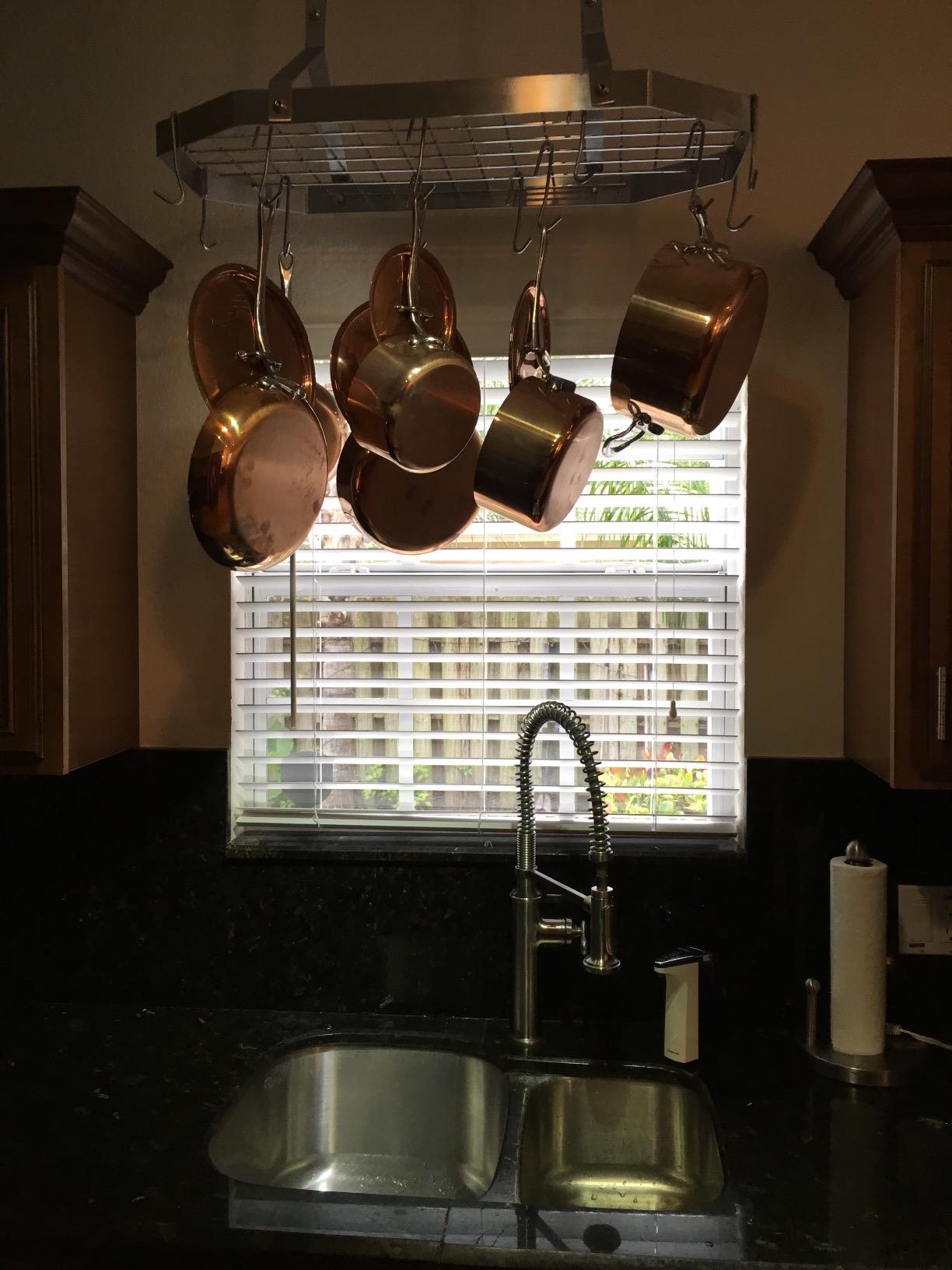 Cuisinart Octagonal Hanging Cookware Rack,Stainless steel customer photo 1