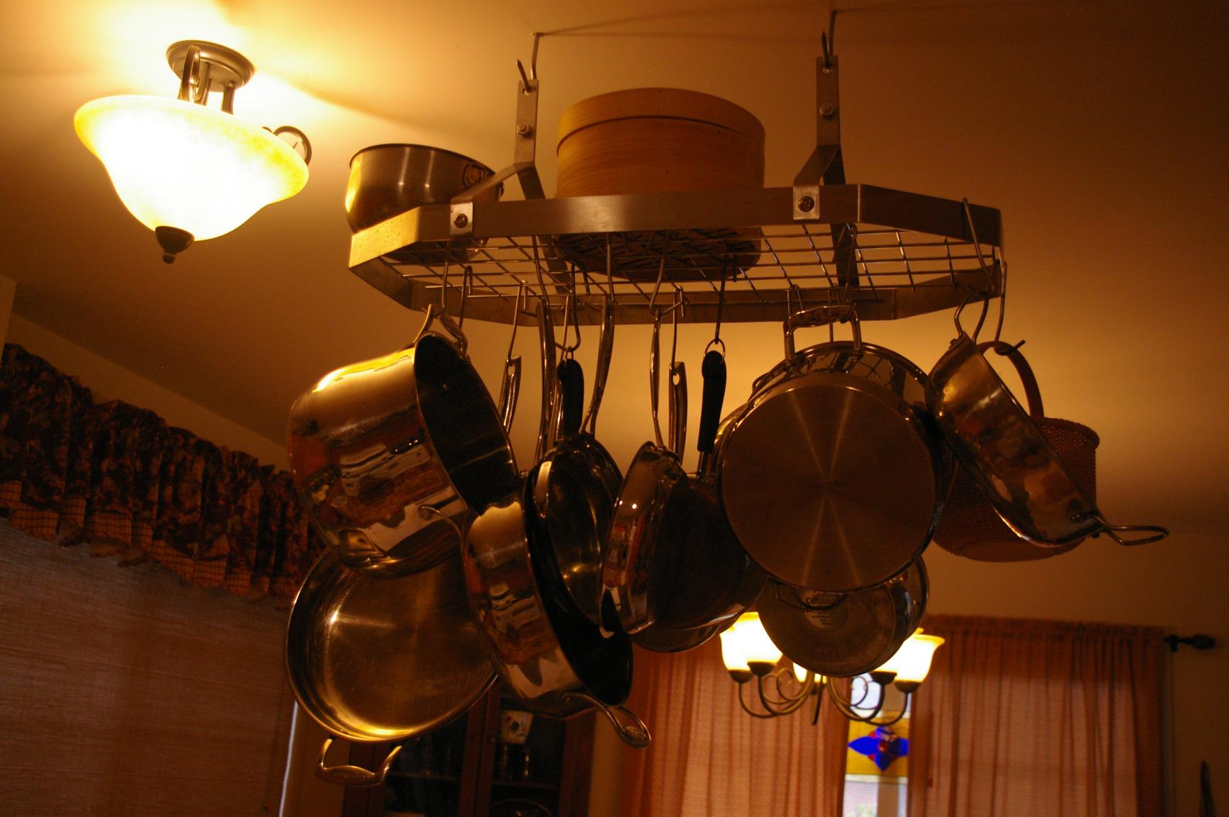 Cuisinart Octagonal Hanging Cookware Rack,Stainless steel customer photo 2