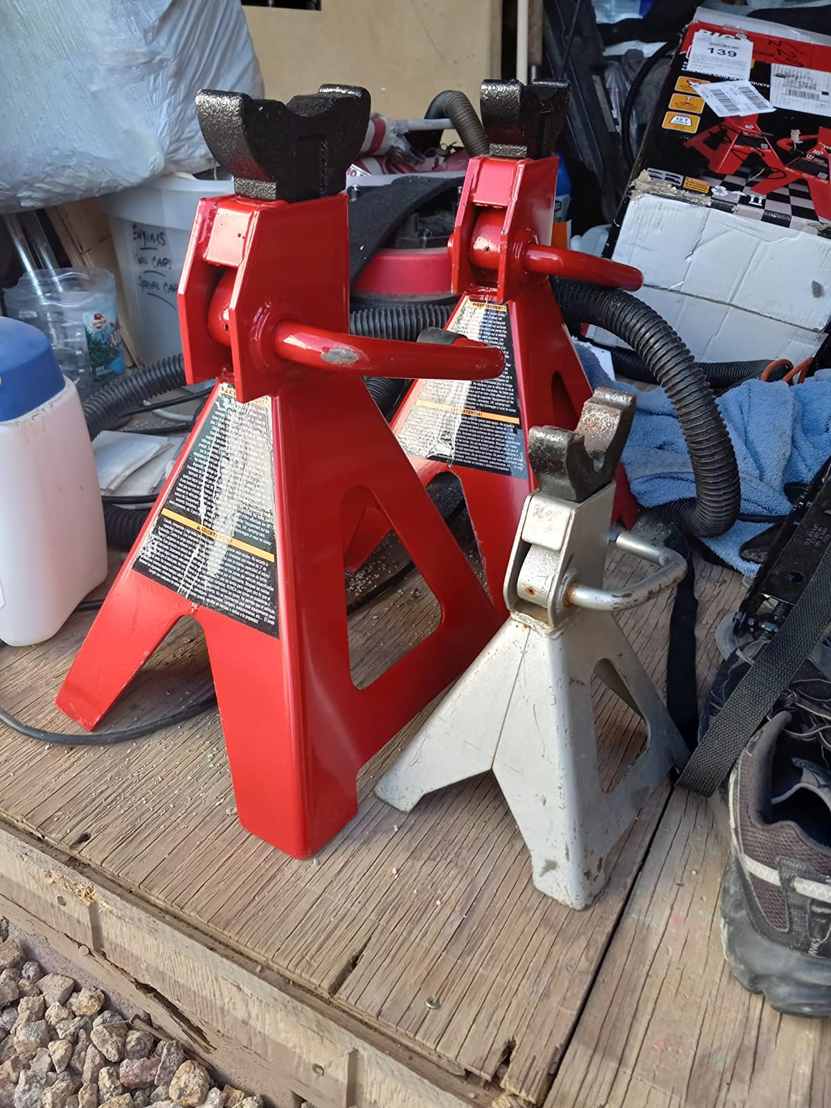 Big RED 12 Ton Jack Stands,18.31