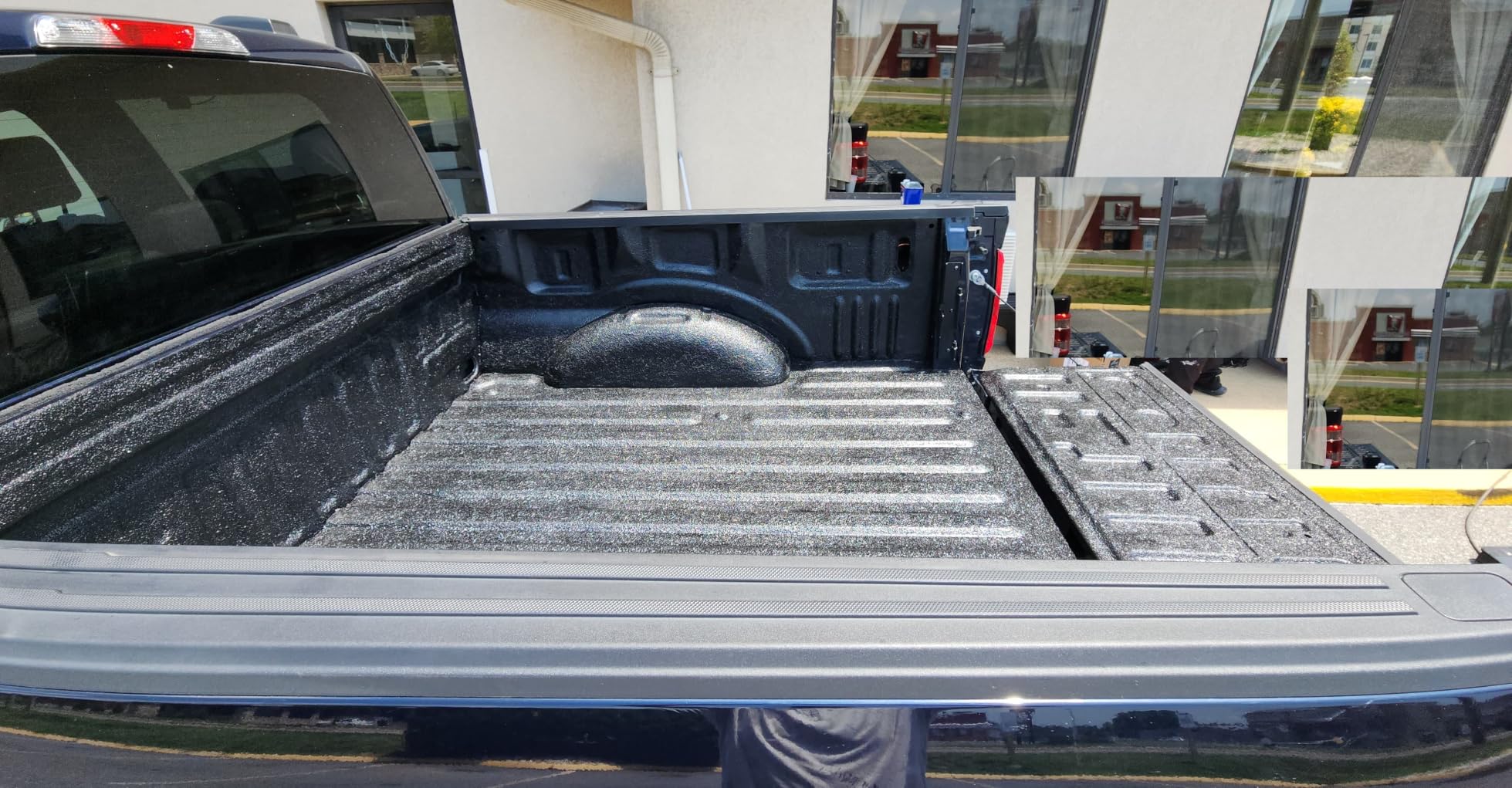 HERCULINER HCL1B8 Roll-on Bed Liner Kit,Black, 1 Gal. customer photo 1