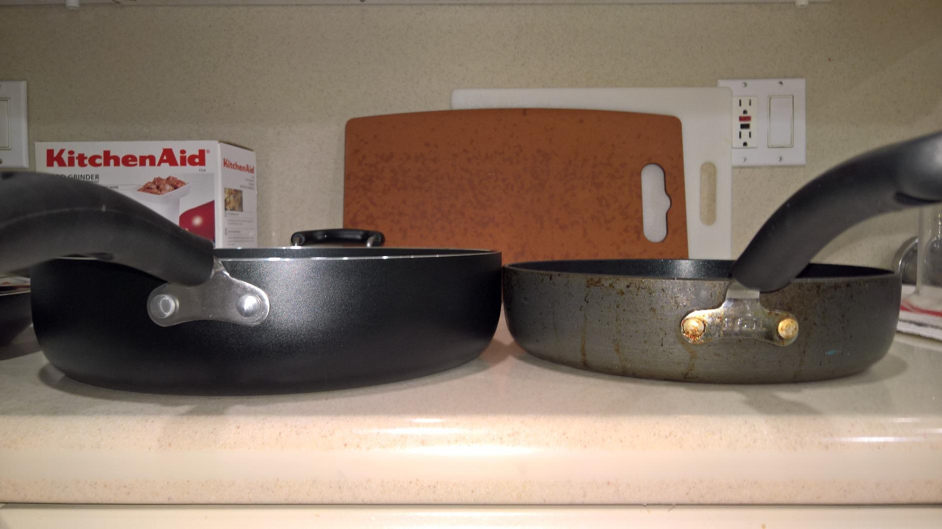 T-Fal Specialty Nonstick Saute Pan with Glass Lid 5 Quart, Oven Broiler Safe 350F, Cookware, Deep Frying Pan with Handle, Skillet, Kitchen, Pots and Pans, Dishwasher Safe, Black customer photo 2