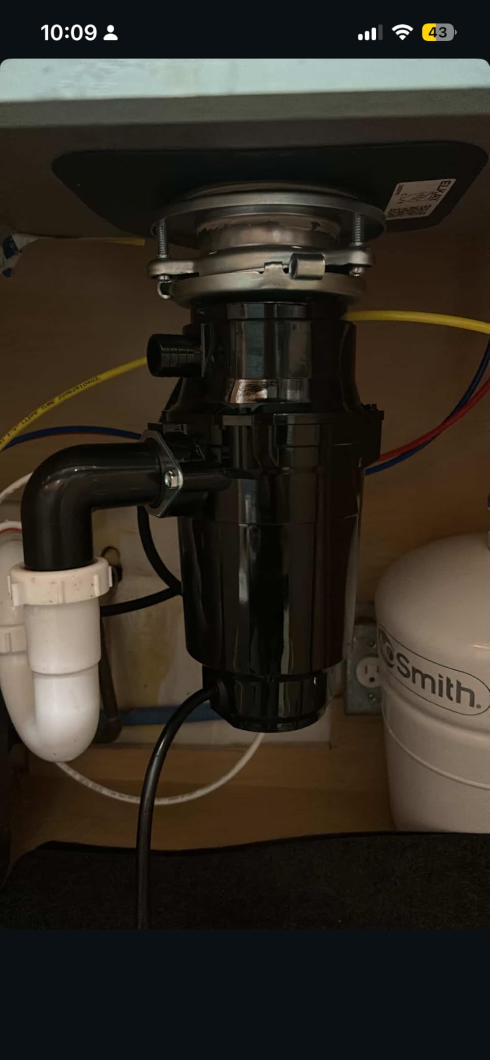 Waste Maid Garbage Disposal, Anti-Jam, Continuous Feed, 1/2 HP Economy customer photo 1