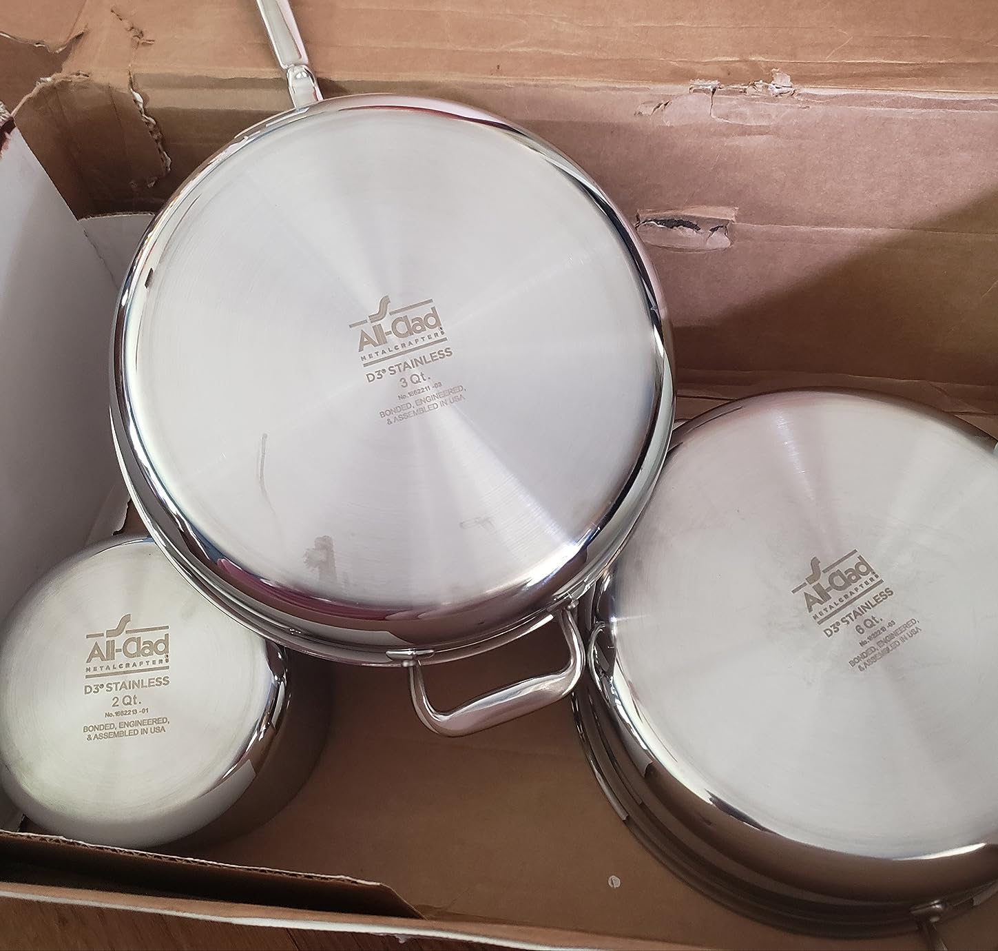 All-Clad Copper Core 5-Ply Stainless Steel Cookware Set 10 Piece Induction Oven Broiler Safe 600F Pots and Pans Silver customer photo 1