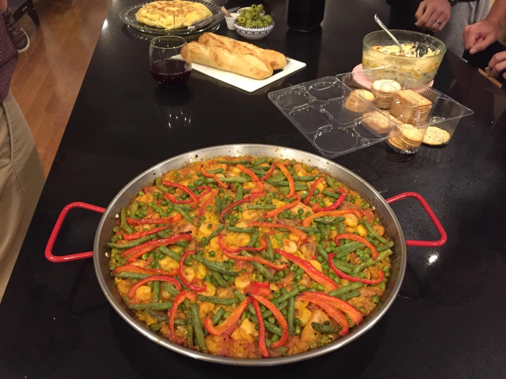Garcima 15-Inch Carbon Steel Paella Pan, 38cm customer photo 2
