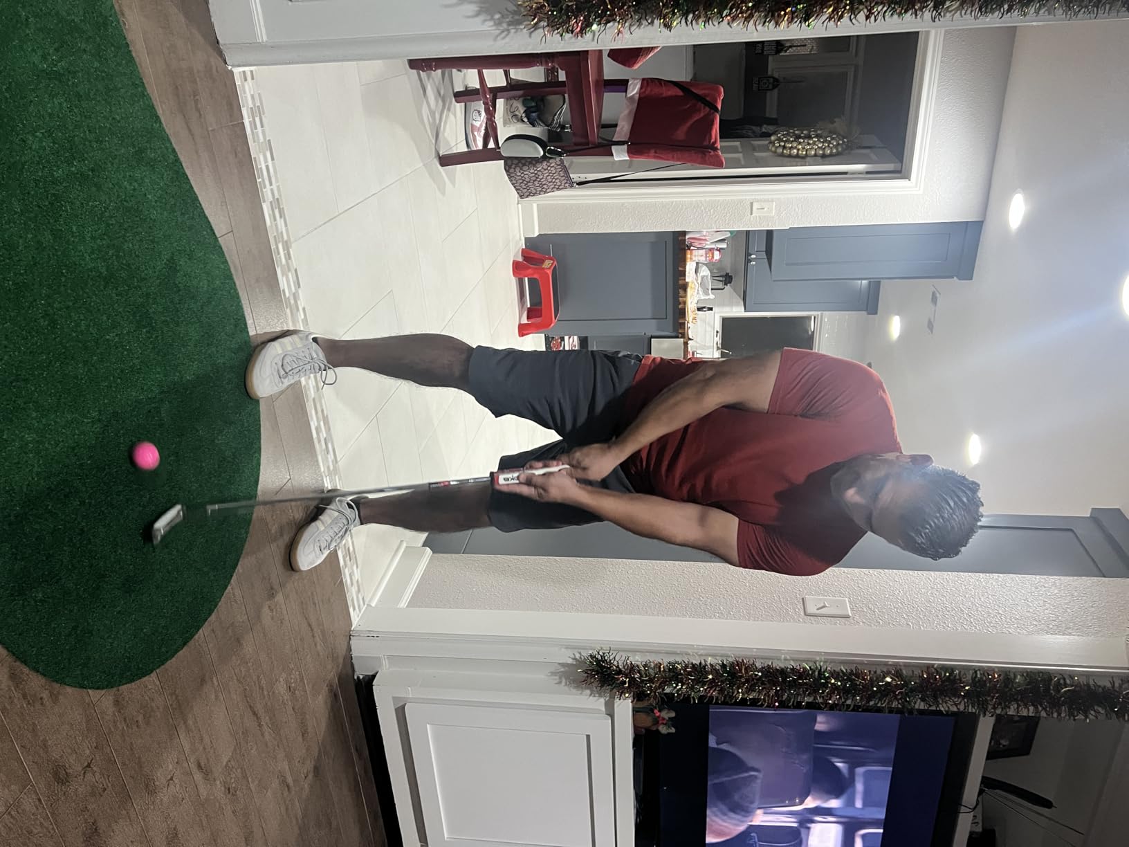 PUTT-A-BOUT Par Three Golf Putting Green (3' x 9') customer photo 1