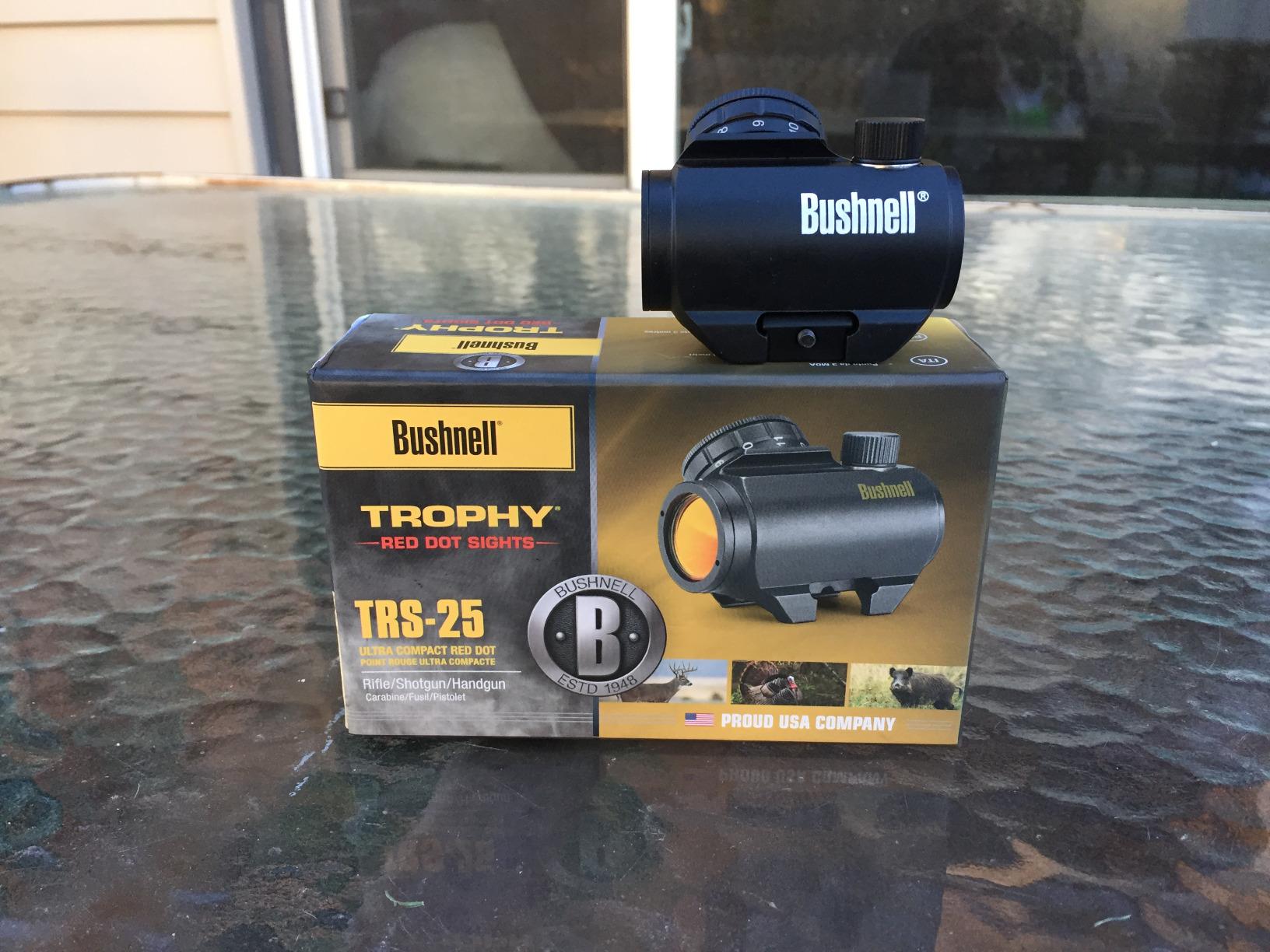 Bushnell Trophy TRS-25 Red Dot Sight Riflescope, 1x20mm, Black customer photo 2
