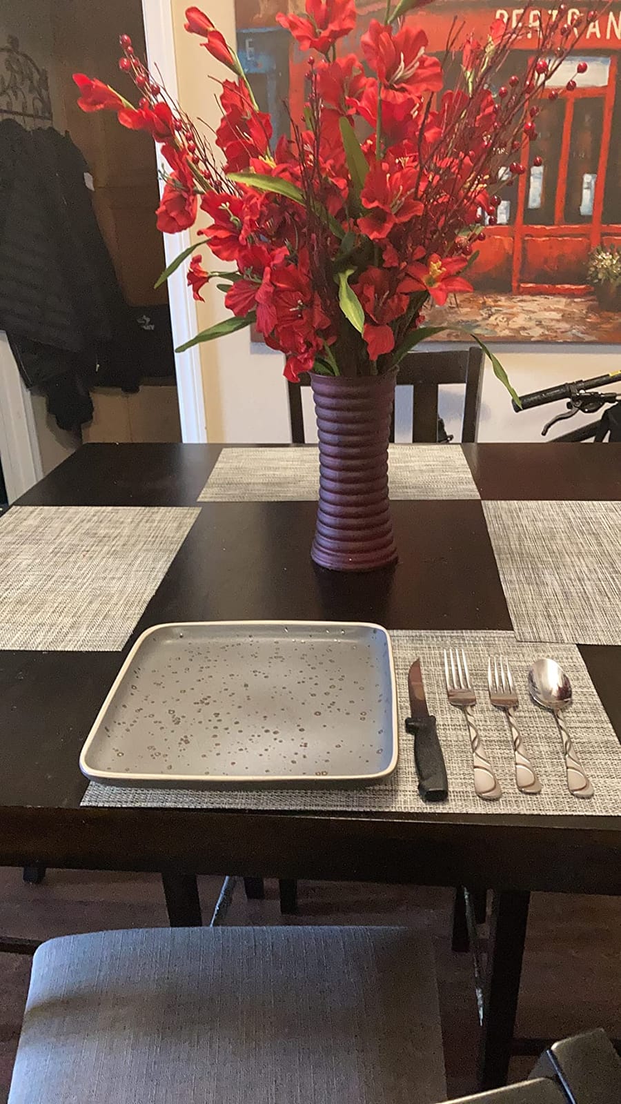 Pfaltzgraff Simplicity 53-Piece Flatware Set, 18/0 Stainless Steel Silverware Set for 8 with Serving Utensils, Classic Dining Cutlery for Everyday Use and Entertaining customer photo 2