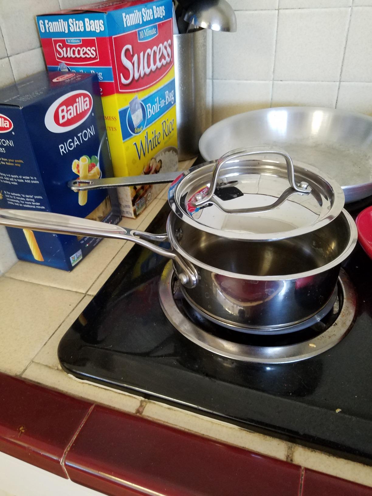 Cuisinart 1 Quart Saucepan w/Cover, Chef's Classic Stainless Steel Cookware Collection, 719-14 customer photo 2