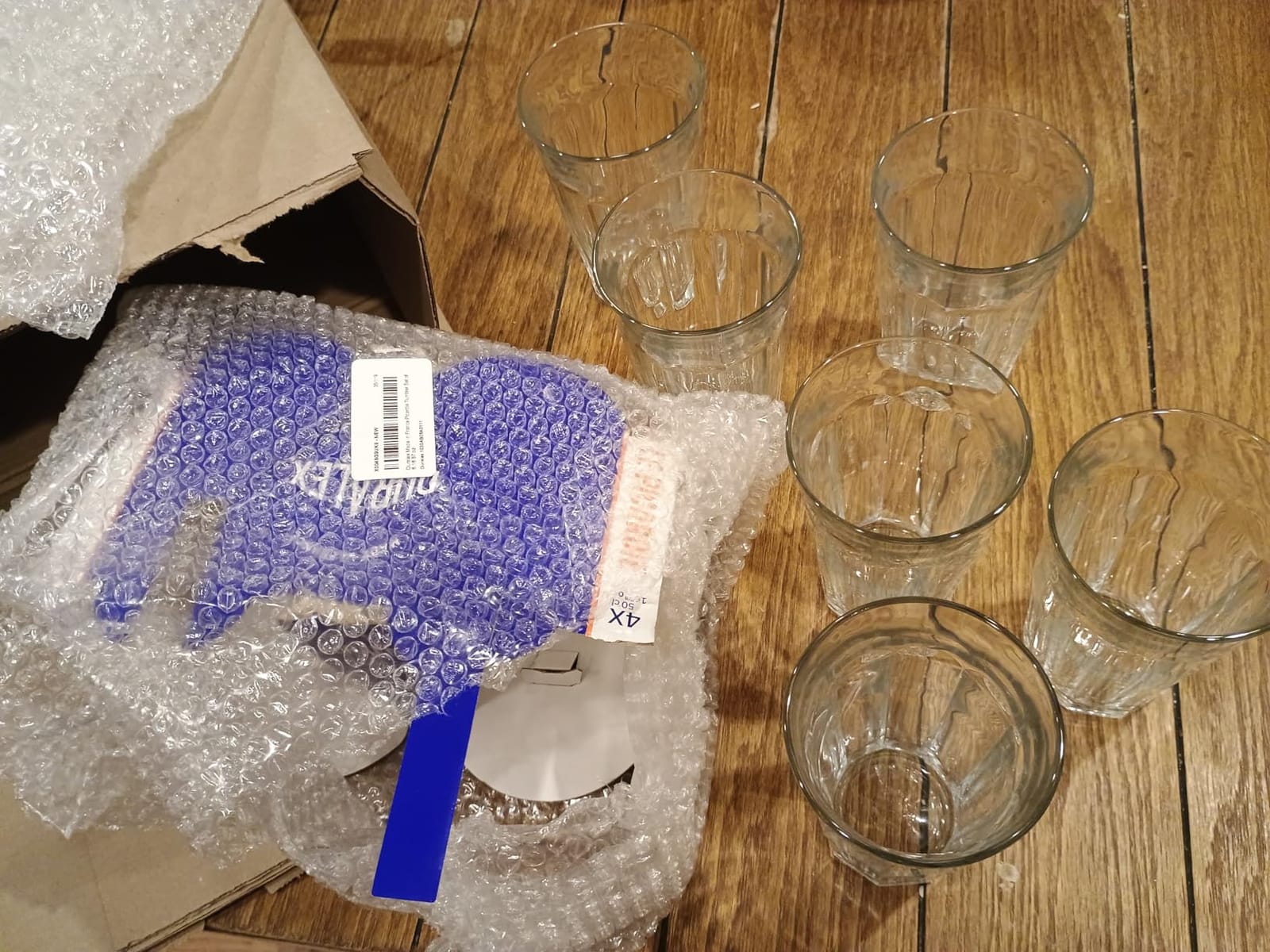 Duralex Made In France Picardie Tumbler Set of 6,16.87 oz customer photo 2