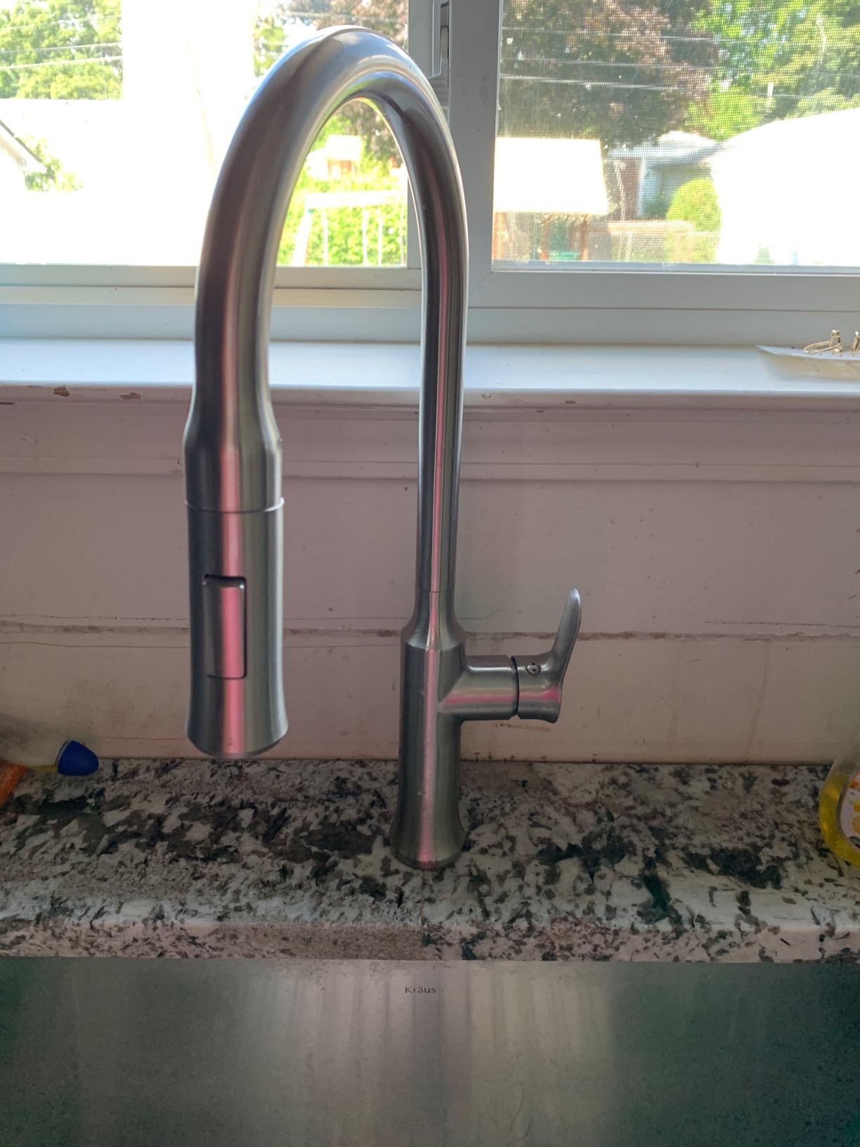 KRAUS Standart Pro 30-Inch Apron Front Farmhouse 16-Gauge Single Bowl Stainless Steel Kitchen Sink, KHF200-30 customer photo 2