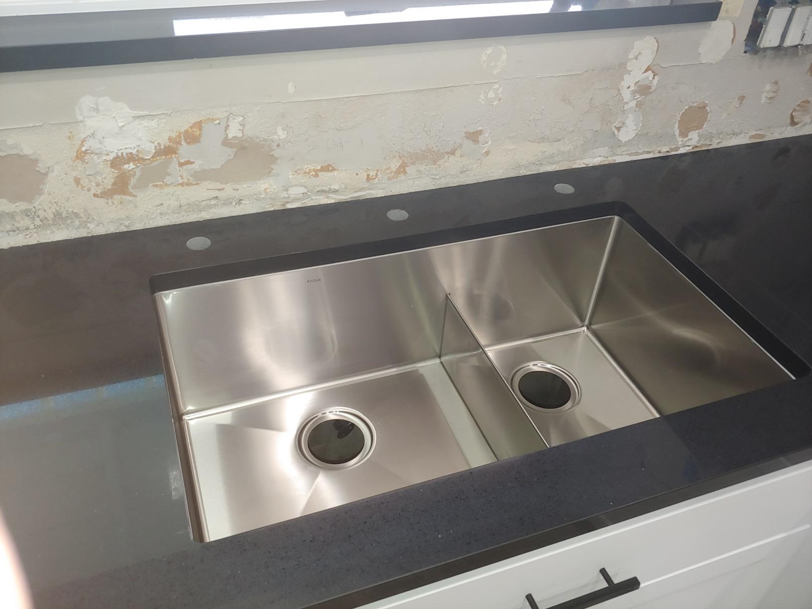 KRAUS Stainless Steel 33 in Double Bowl Undermount Sink KHU103-33 customer photo 1