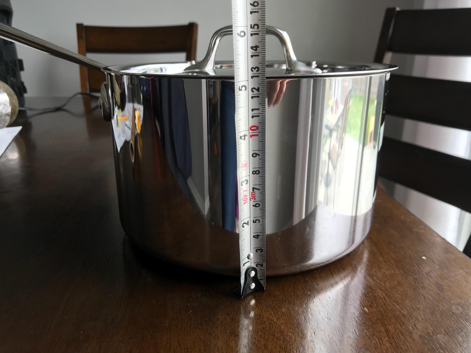 All-Clad D3 Stainless Steel 3 Quart Sauce Pan With Lid- Made in the USA- The Original Bonded Professional Cookware- Oven Safe & Induction Compatible customer photo 2