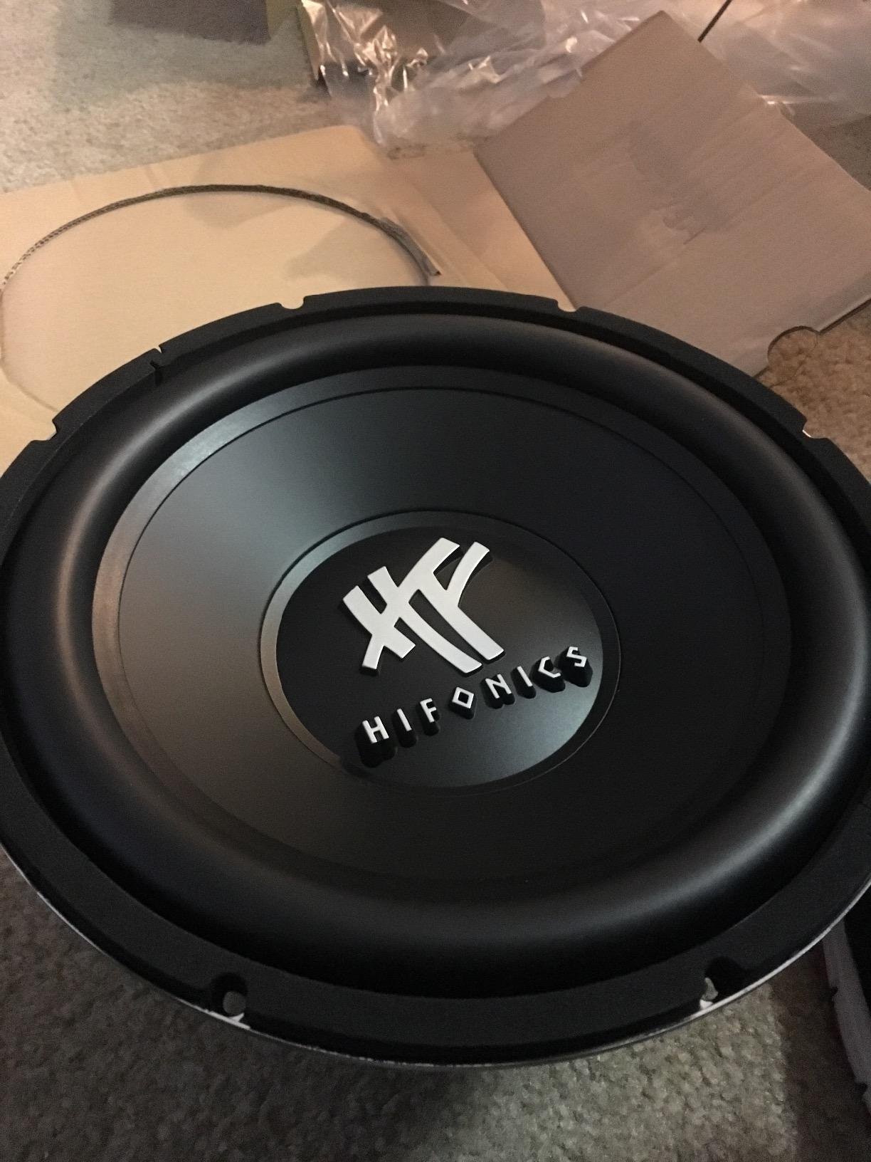 Hifonics HFX 12 Inch 800 Watt 4 Ohm Dual Voice Coil Car Subwoofer customer photo 2