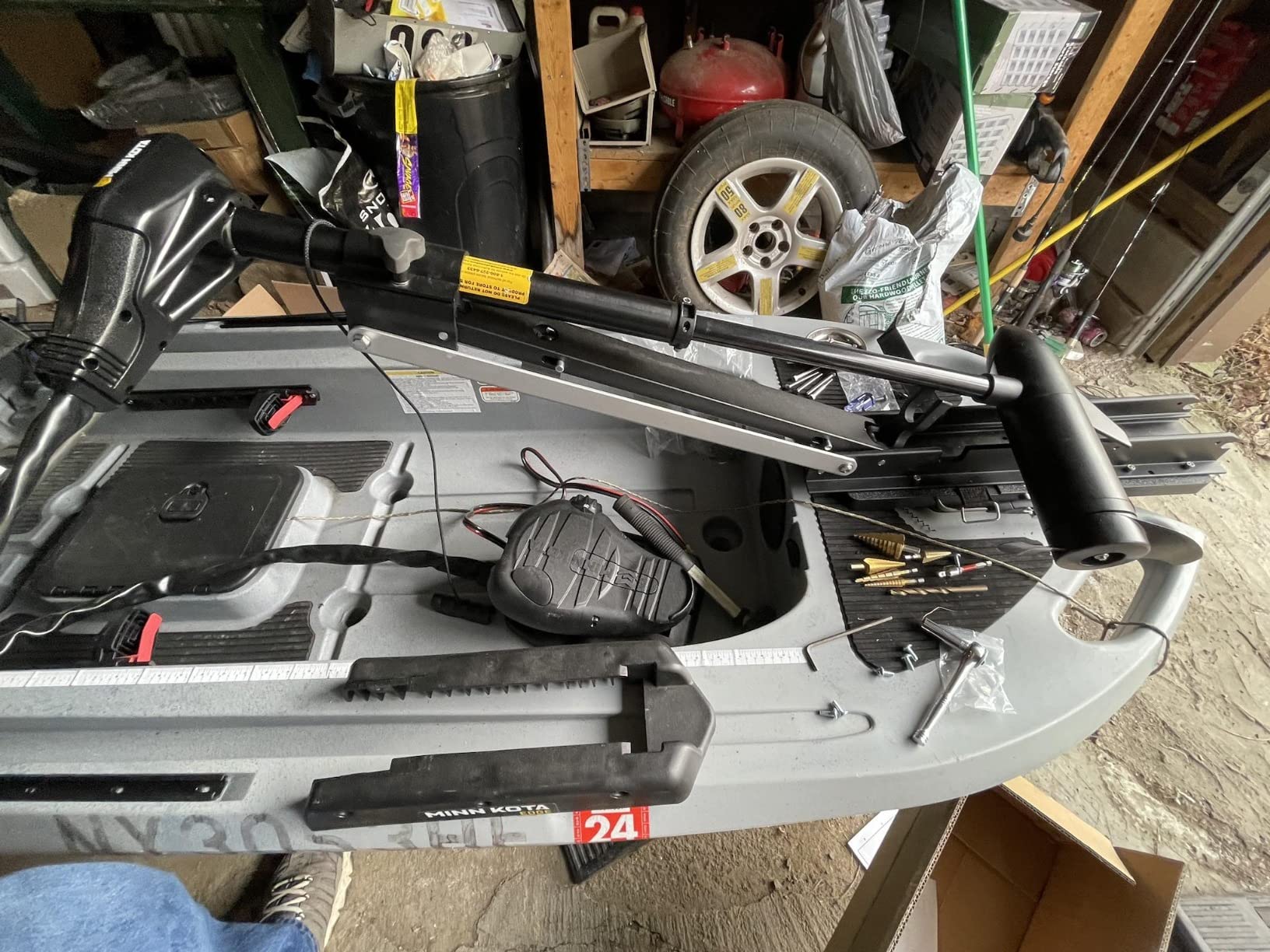 Minn Kota Edge Bow-Mount Electric Trolling Motor with Foot Pedal Control – 45 Lb. Thrust, 36 In. Shaft, Freshwater customer photo 1