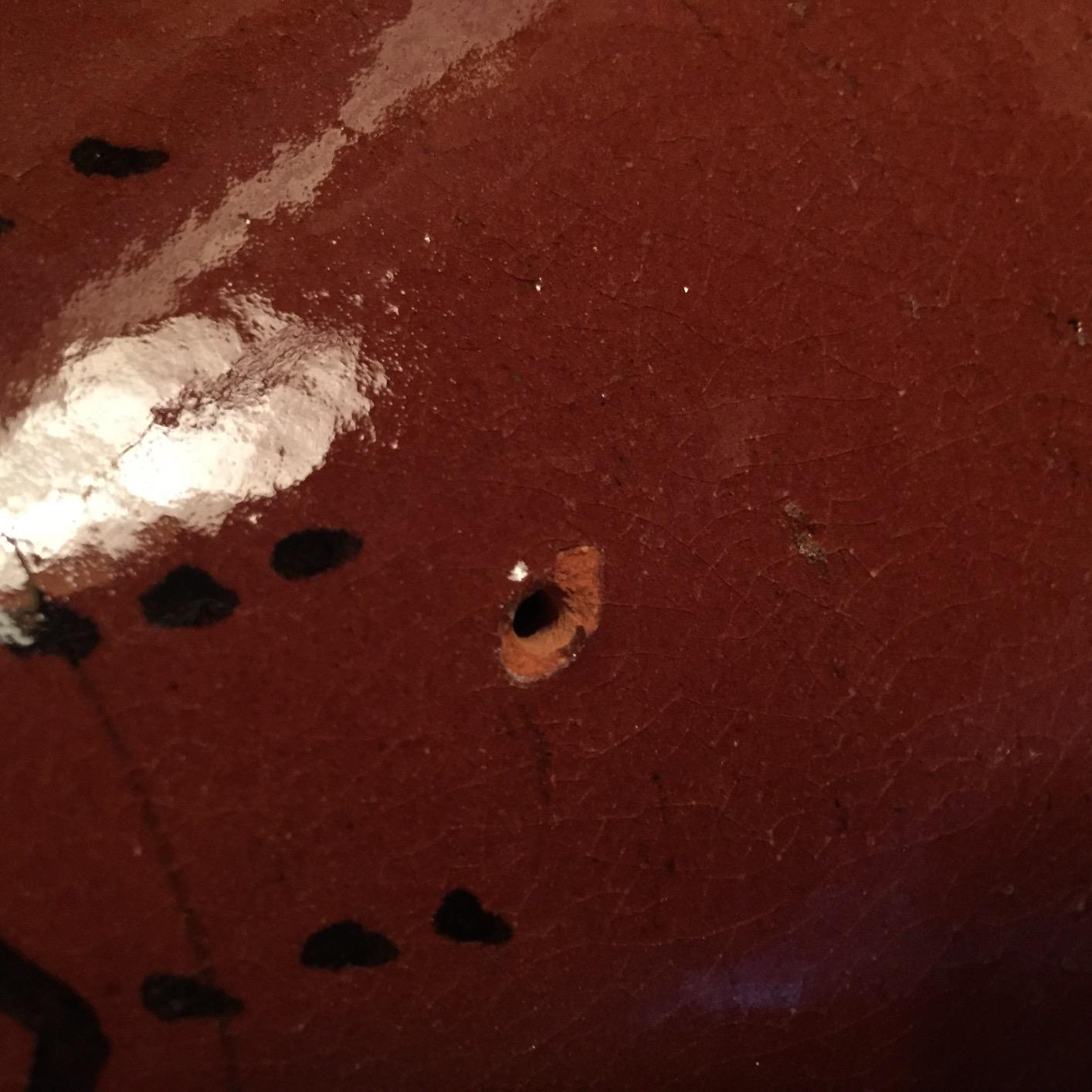 Moroccan Cooking Tagine, 13.3 Inches Diameter, Glazed Clay, Brown, Round, Handmade, Oven Safe customer photo 2