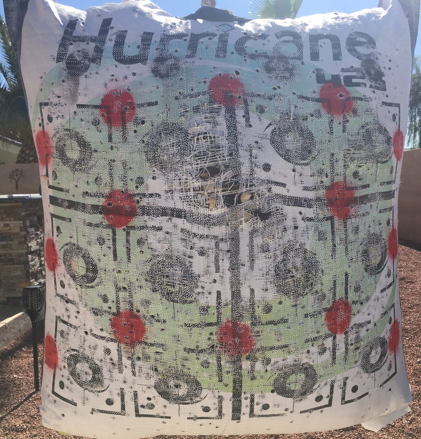 Hurricane 2-Sided High-Velocity Archery Bag Target, High-Visibility Aiming Points, Off-Center Deer Vitals on Back, Heavy-Duty Handle for Easy Transport customer photo 2