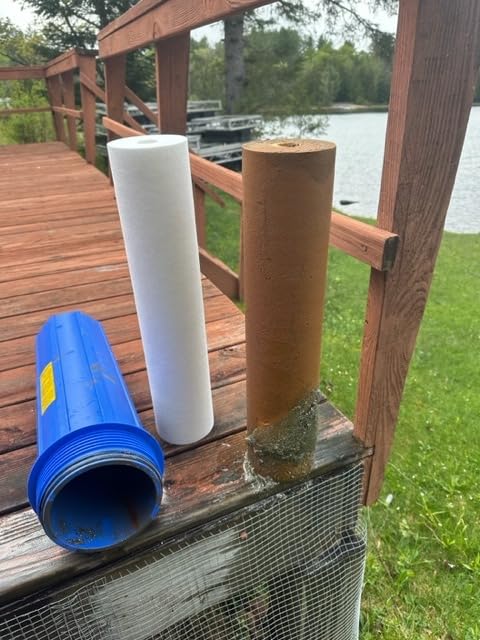 iSpring WGB32B Commercial-Grade Whole House Water Filter System | Eliminates 99% Chlorine, Sediment, Taste, Odor, 3-Stage 20x4.5-inch Industrial Standard Filters, 1-inch Inlet/Outlet customer photo 2