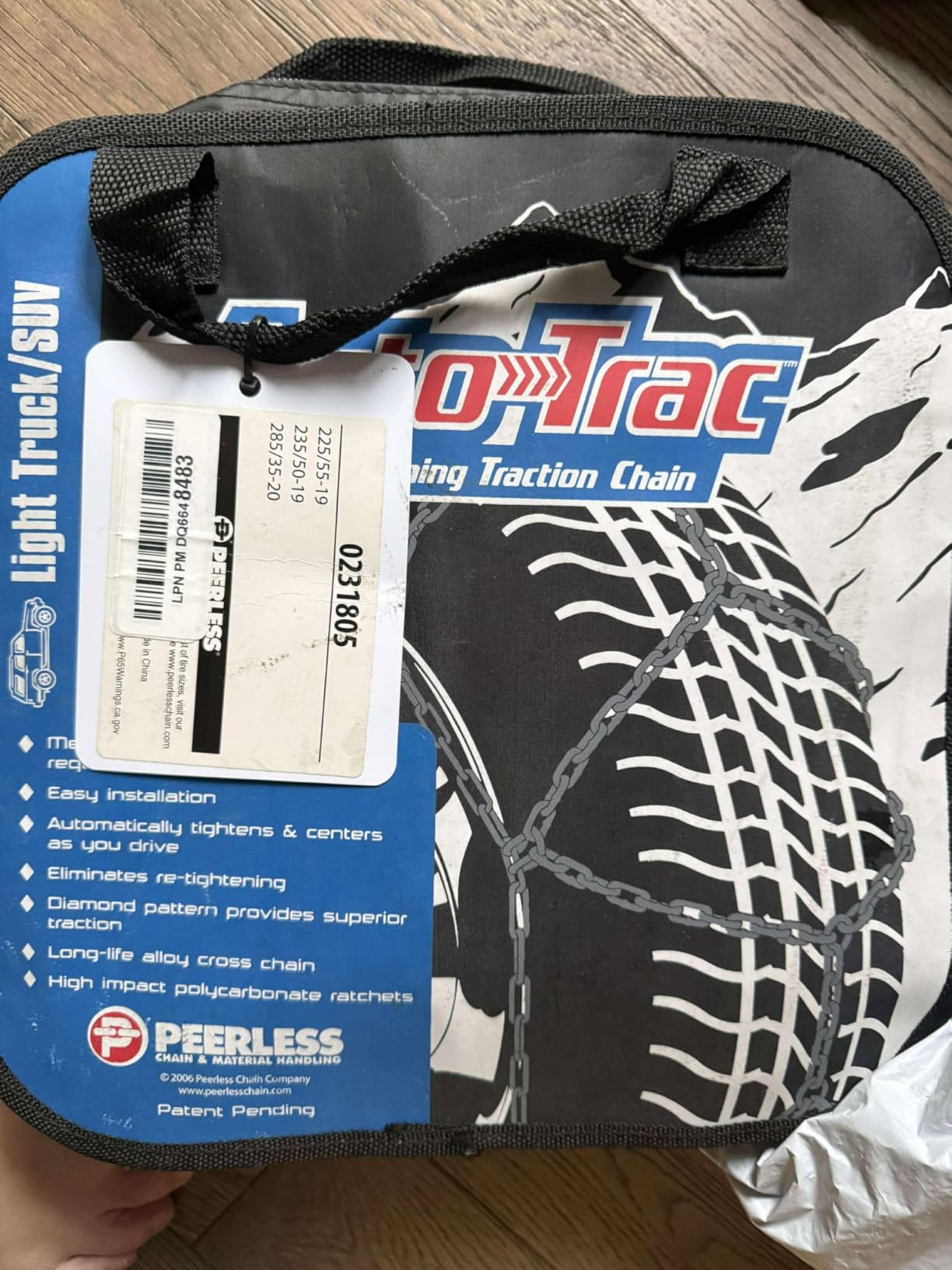 SCC 0232805 Auto-Trac Light Truck/SUV Tire Traction Chain - Set of 2 customer photo 1