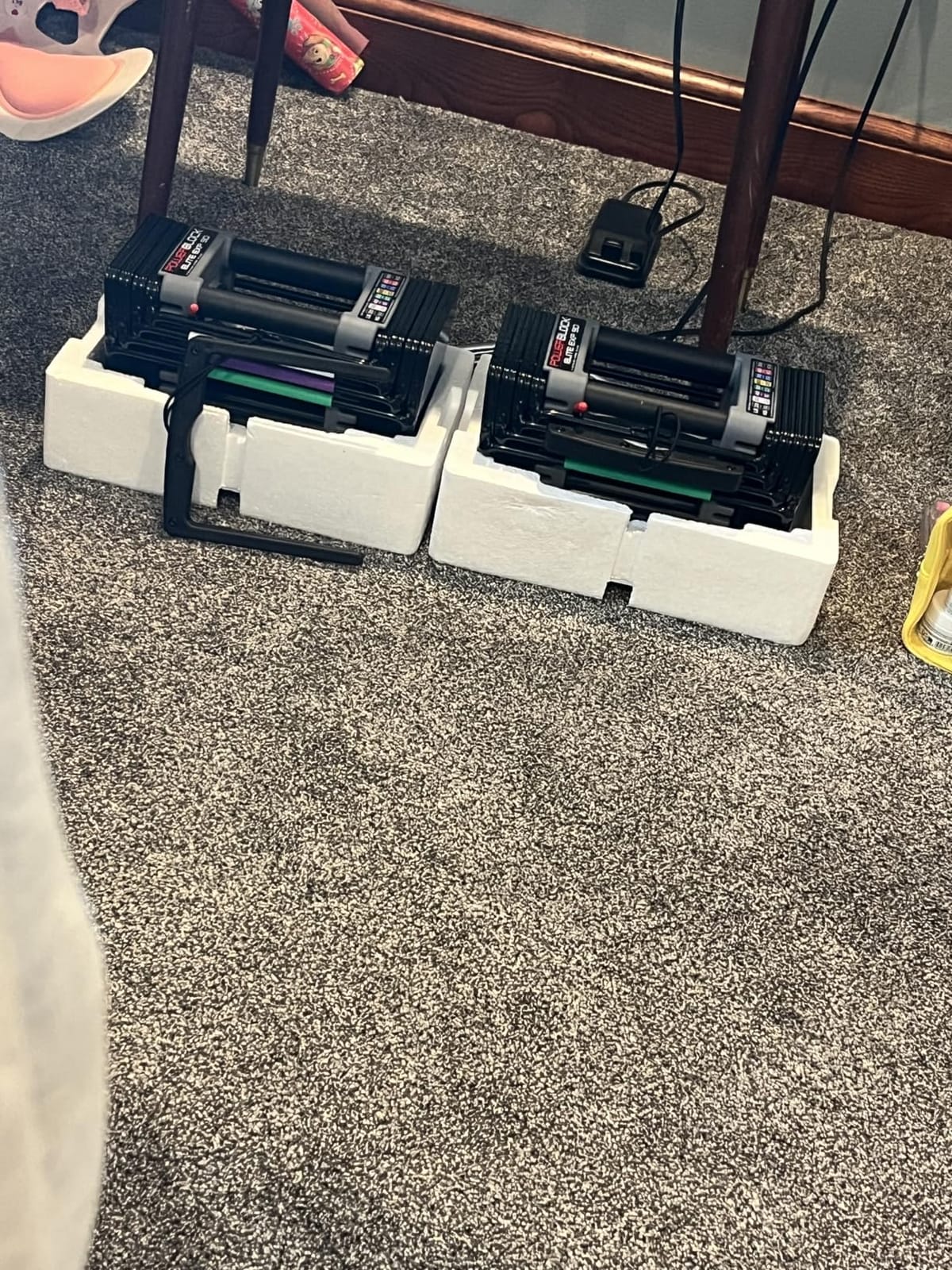 PowerBlock Elite EXP Adjustable Dumbbells, Sold in Pairs, Stage 1, 5-50 lb. customer photo 1