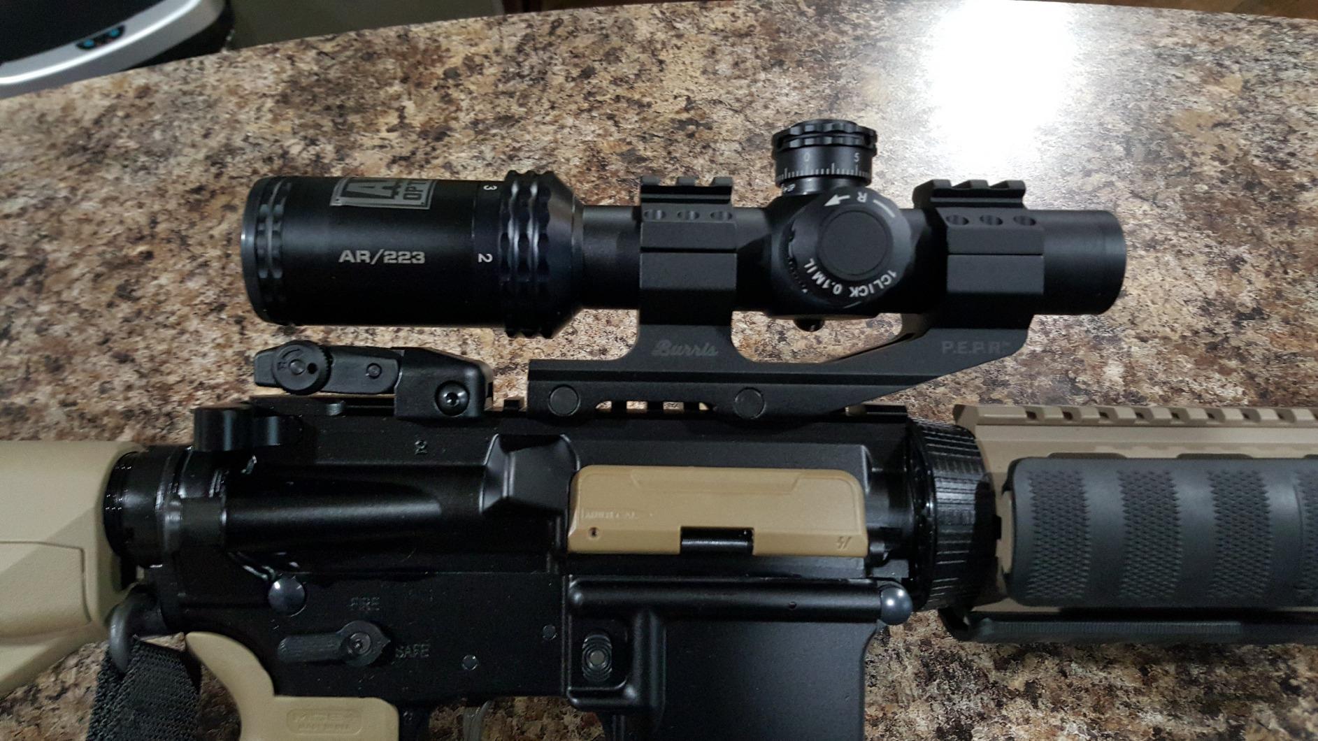 Bushnell Optics, Drop Zone Reticle Riflescope with Target Turrets, Matte Black, 1-4x/24mm customer photo 1