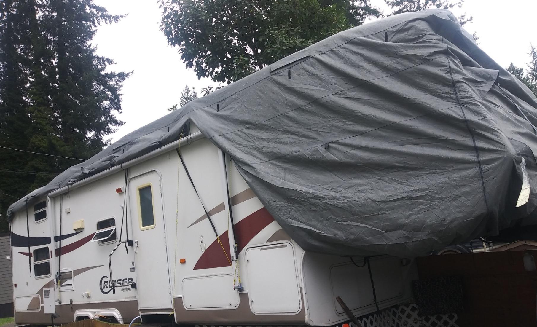Leader Accessories Windproof 30-33 ft Travel Trailer RV Cover Extra Thick customer photo 2