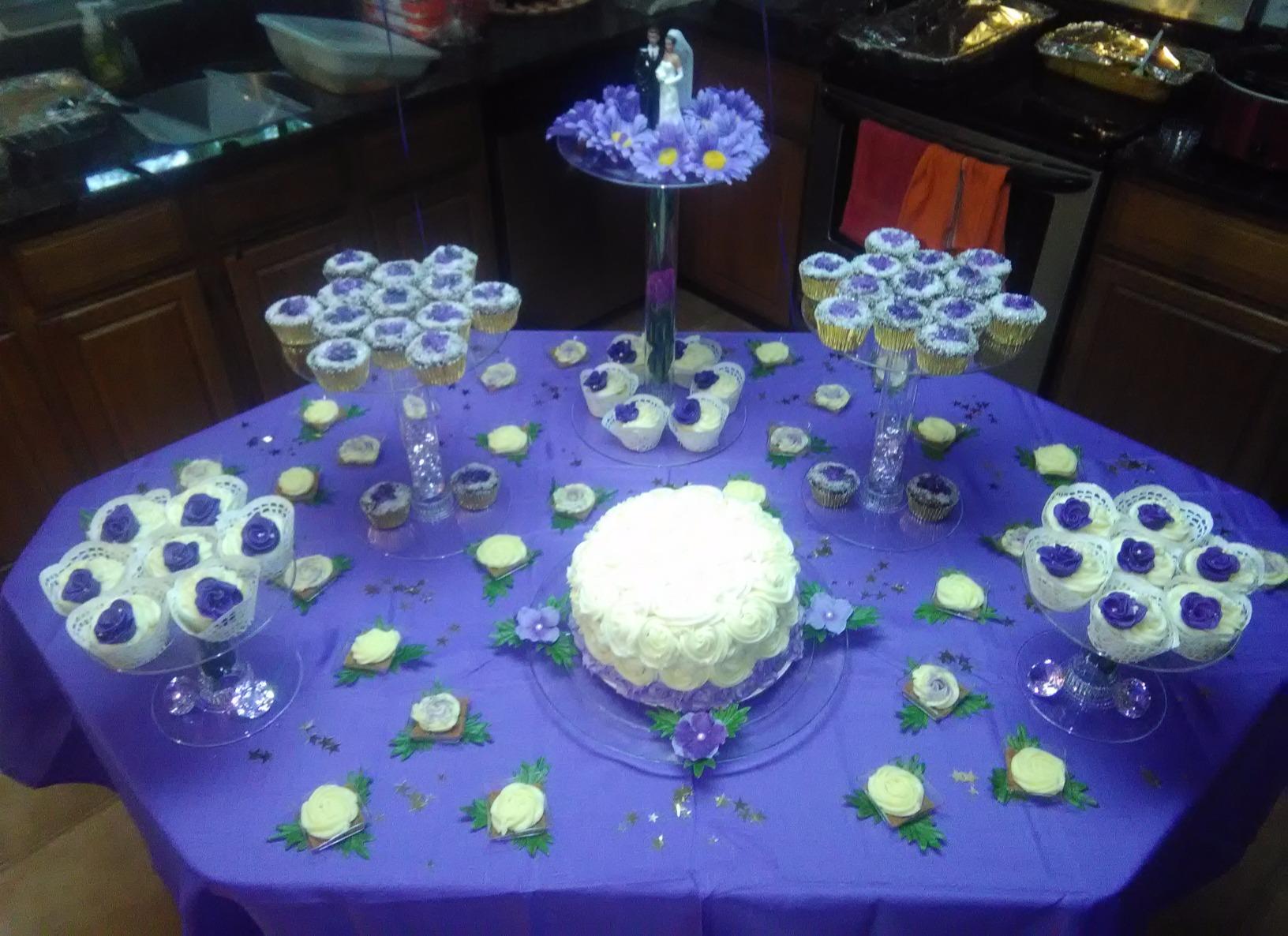 6 Tier Clear Wedding Cascade Cupcake Cake Stand (Style R600) customer photo 1