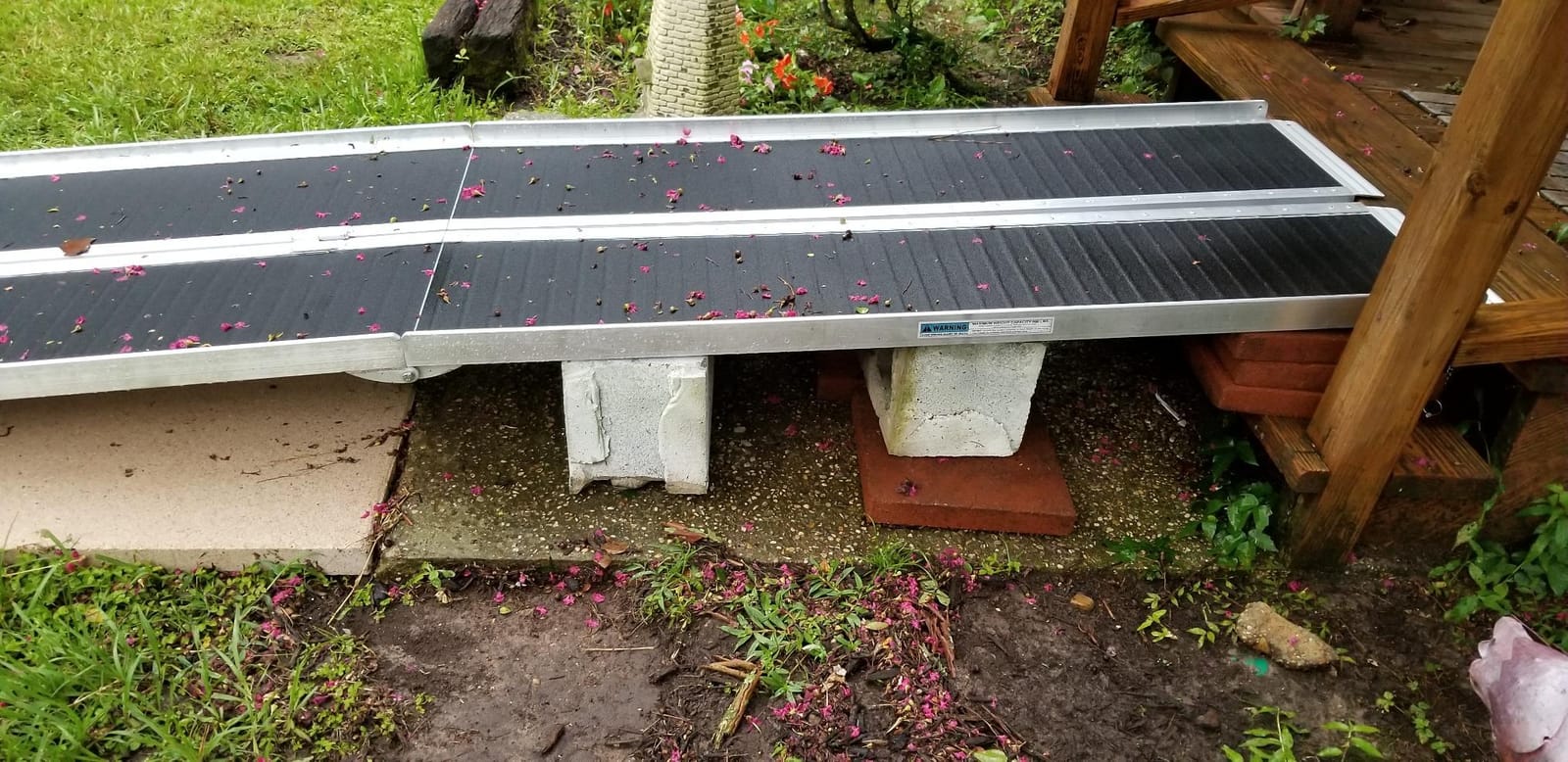 6' Portable Wheelchair Ramp, 600 lb Cap, Titan Ramps customer photo 2