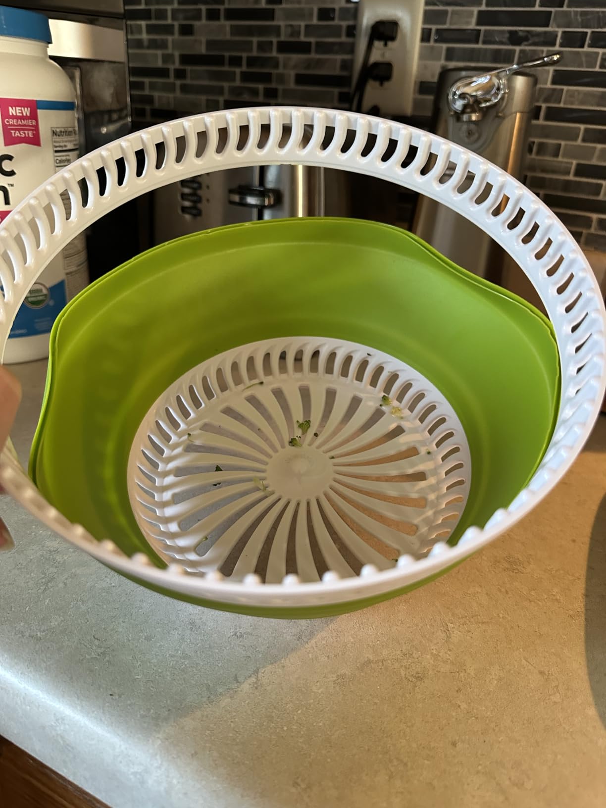 PrepWorks 4 Qt Collapsible Salad Spinner for Quick Salad Washing and Drying customer photo 1