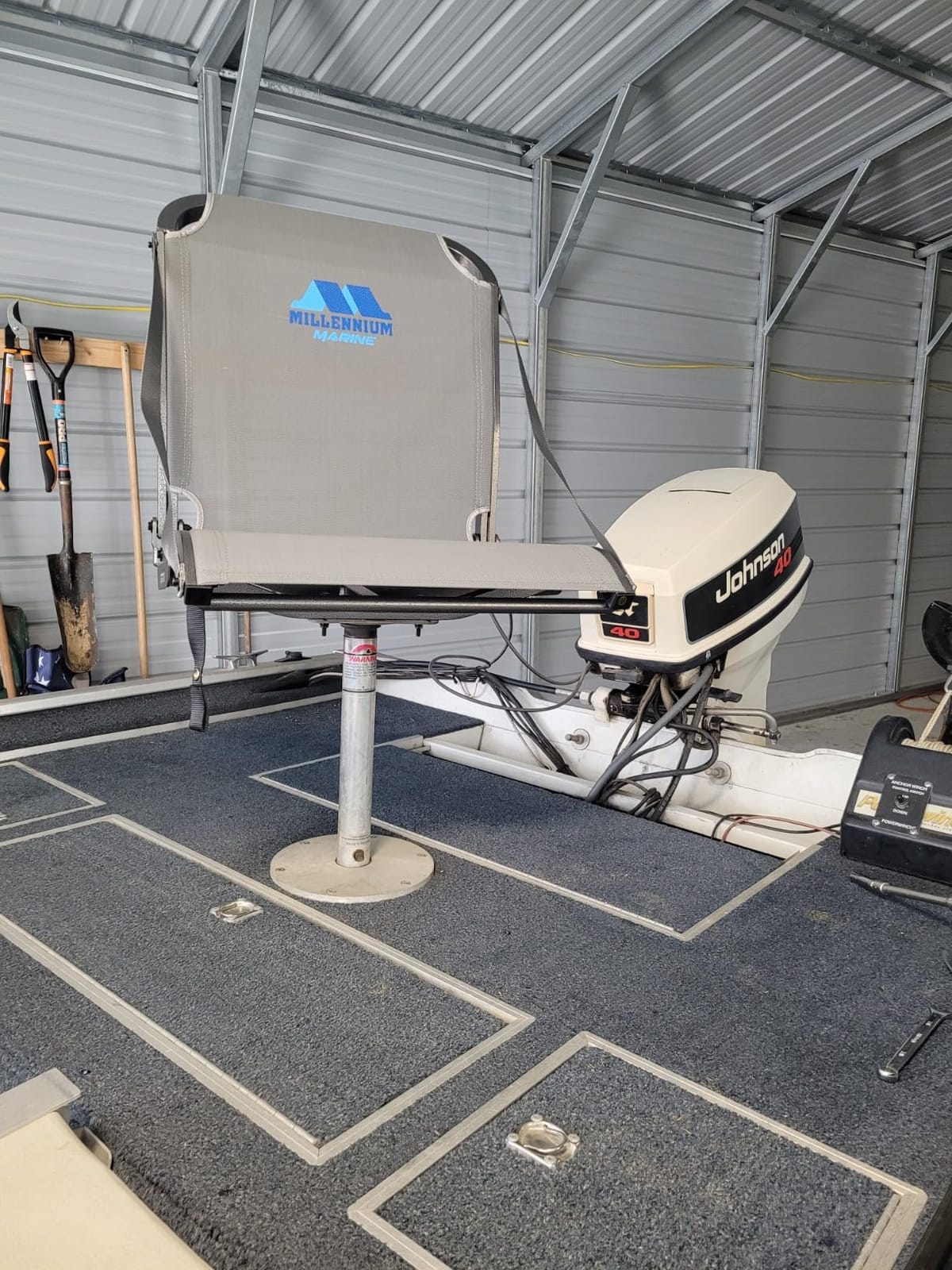 Millennium Marine B100 Boat Seat, Gray customer photo 1