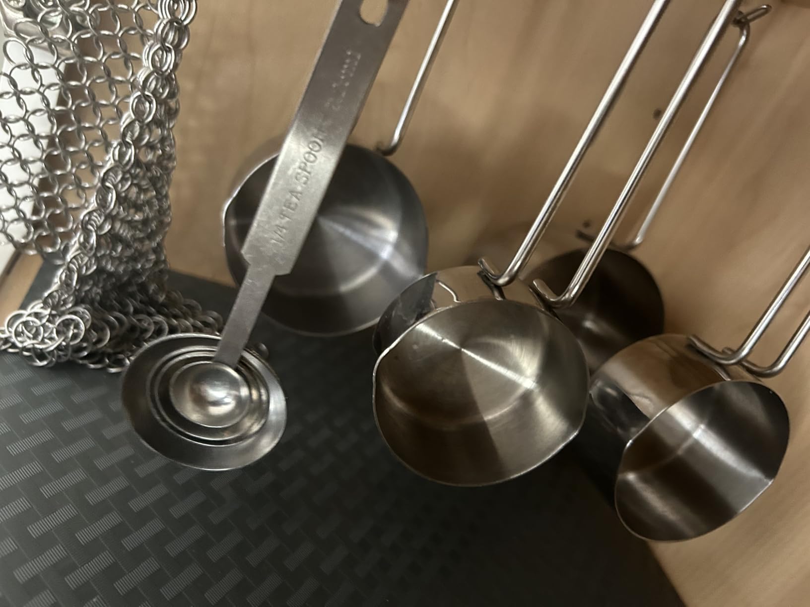 New Star Foodservice 42917 Stainless Steel Measuring Cups and Spoons Set, 8-Piece Metal Measuring Set for Baking, Cooking, Dry and Liquid Ingredients, Restaurant Grade, Silver customer photo 1