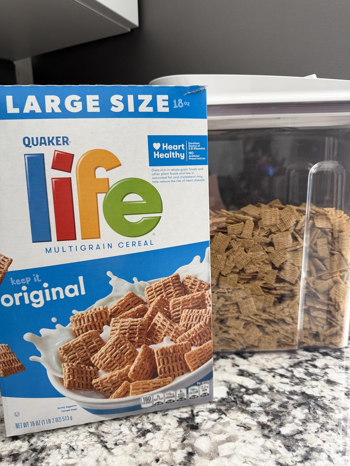 OXO Good Grips Airtight POP Medium Cereal Dispenser (3.4 Qt) customer photo 1
