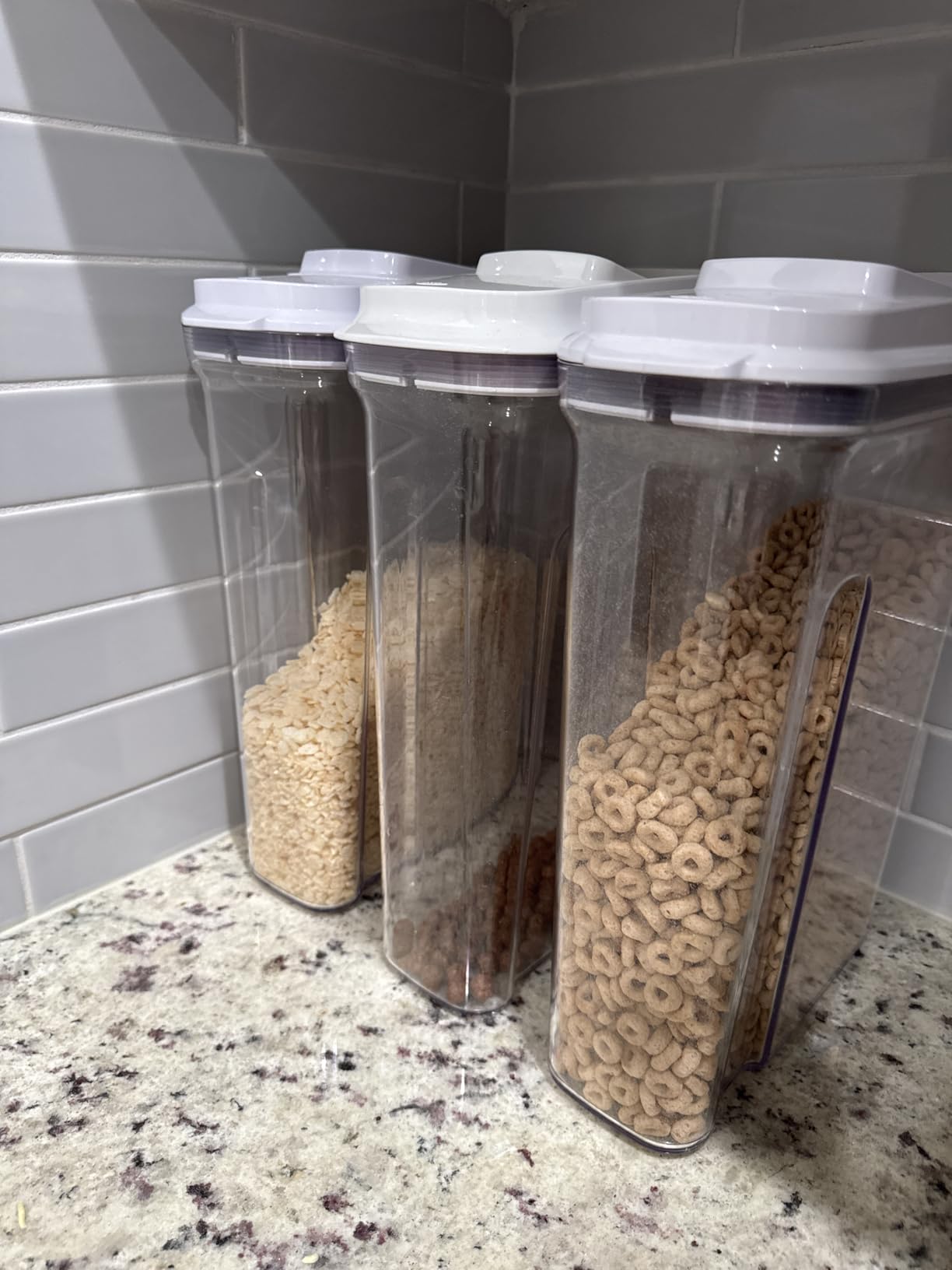 OXO Good Grips Airtight POP Medium Cereal Dispenser (3.4 Qt) customer photo 2