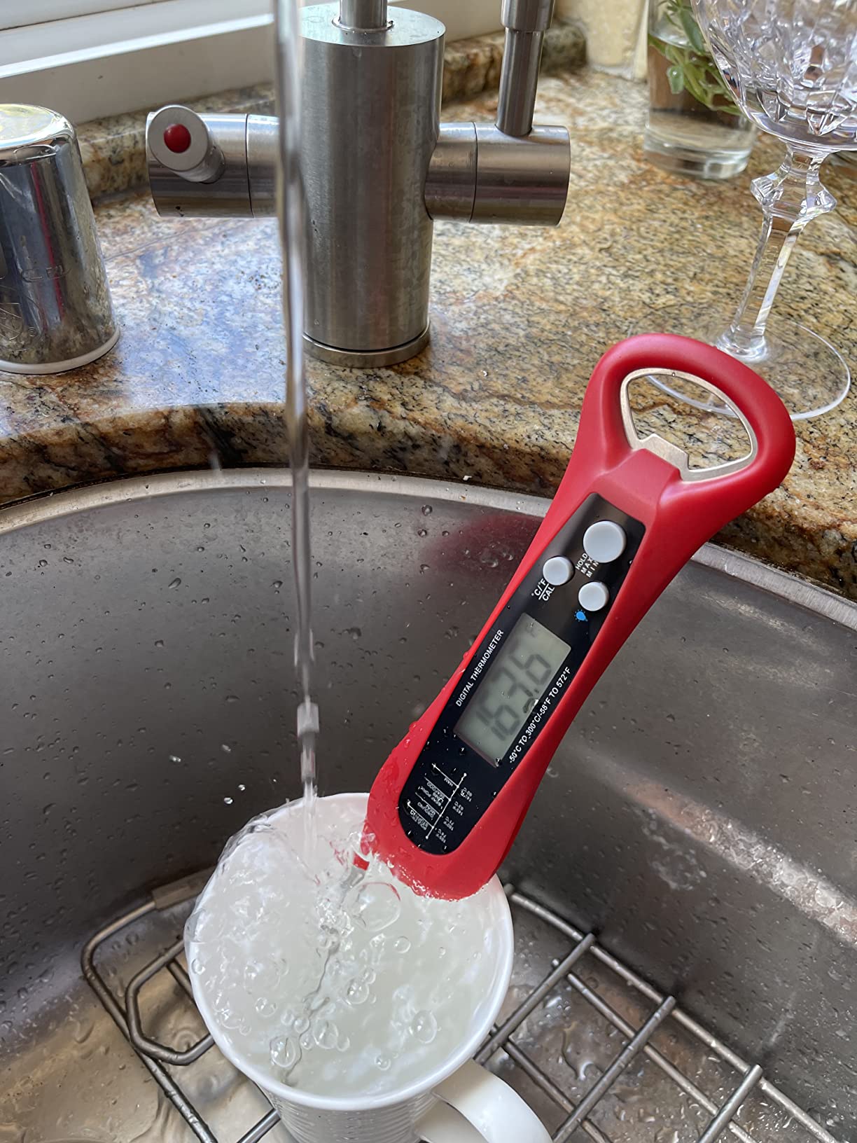 Ready Hot Manual Dial Instant Hot Water Dispenser, Hot & Cold Faucet Nickel customer photo 2