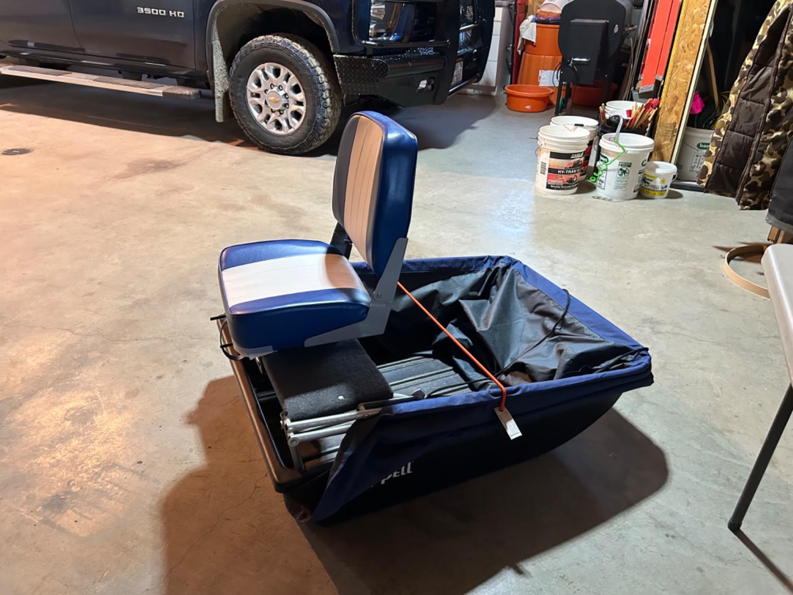 Leader Accessories Classic Low Back Folding Fishing Boat Seat Boat Chairs customer photo 2