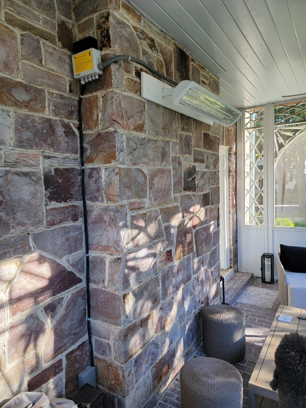 Bromic Tungsten Smart Heat 6000W Electric Patio Heater - Dual Element Infrared, 220V-240V, Black Finish - BH0420033 customer photo 2