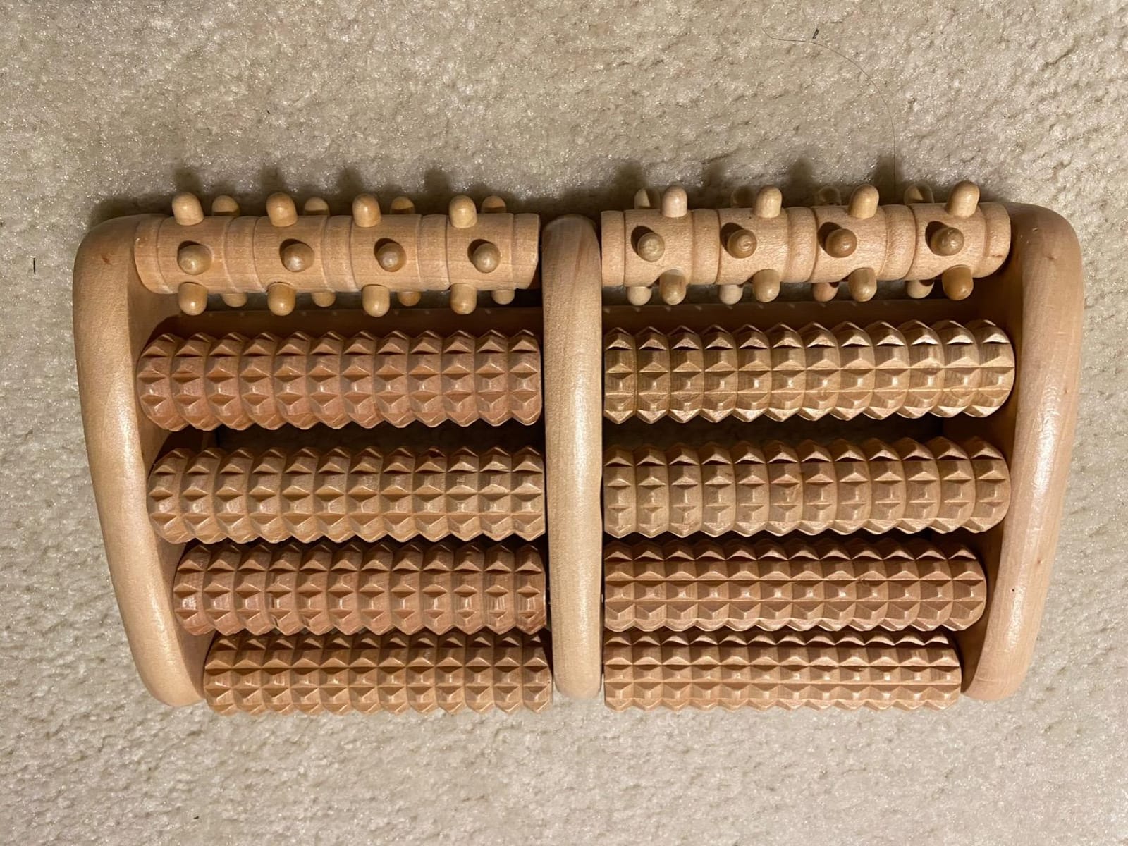 TheraFlow Foot Roller for Plantar Fasciitis Relief and Neuropathy Pain Relief for Feet - Wooden Foot Massager Roller Acupressure Tool with Reflexology Chart - Mom Gifts for Women and Men customer photo 2