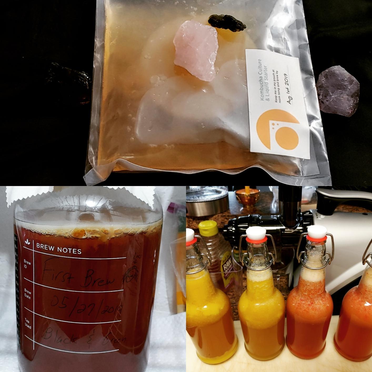 Deluxe Organic Kombucha Starter Kit - Six Swing Top Bottles, Stainless Steel Funnel, Custom Bottle Brush & Our Original Brewing Kit - The Kombucha Shop customer photo 1